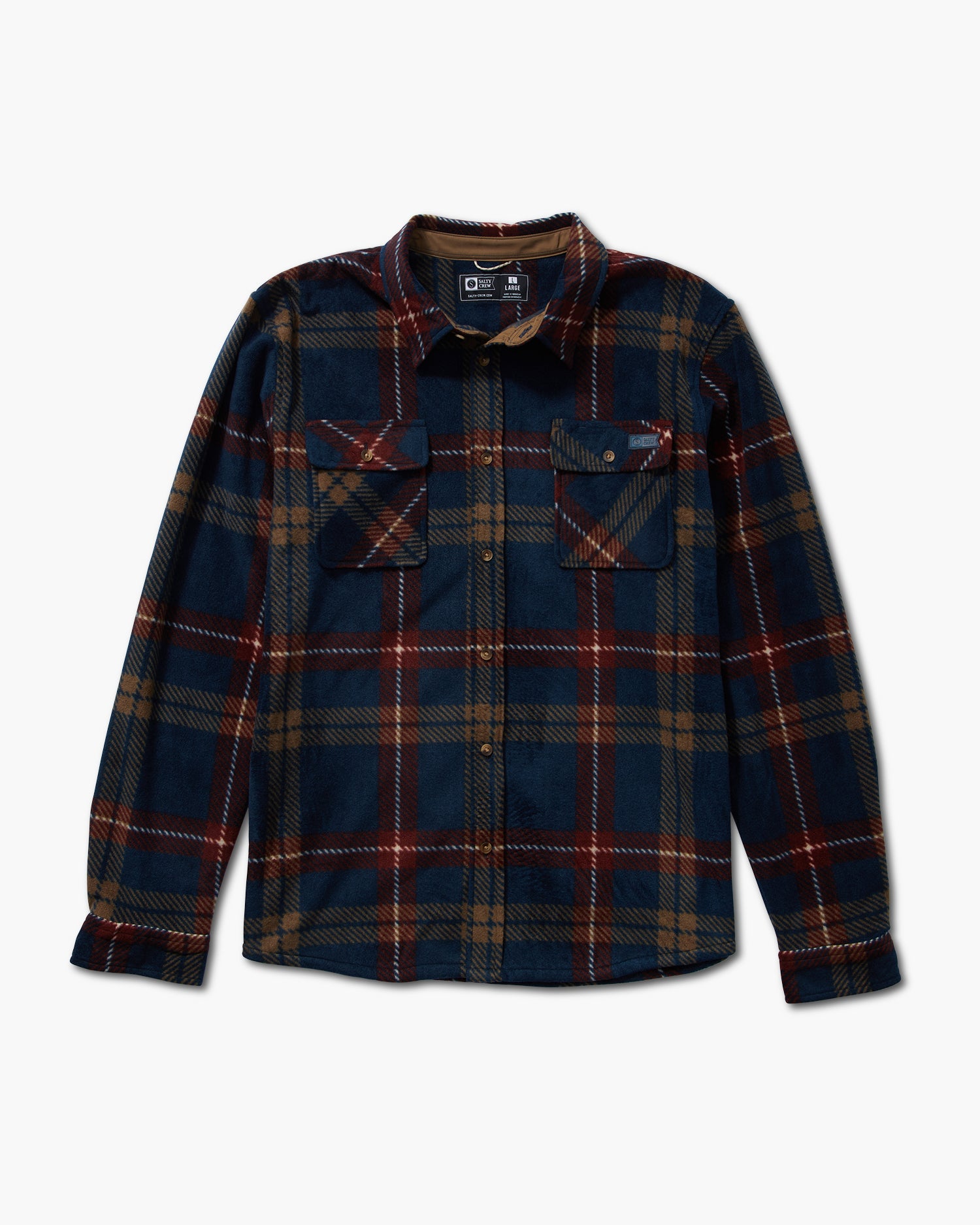 SWELLTER POLAR FLEECE SHIRT - Navy