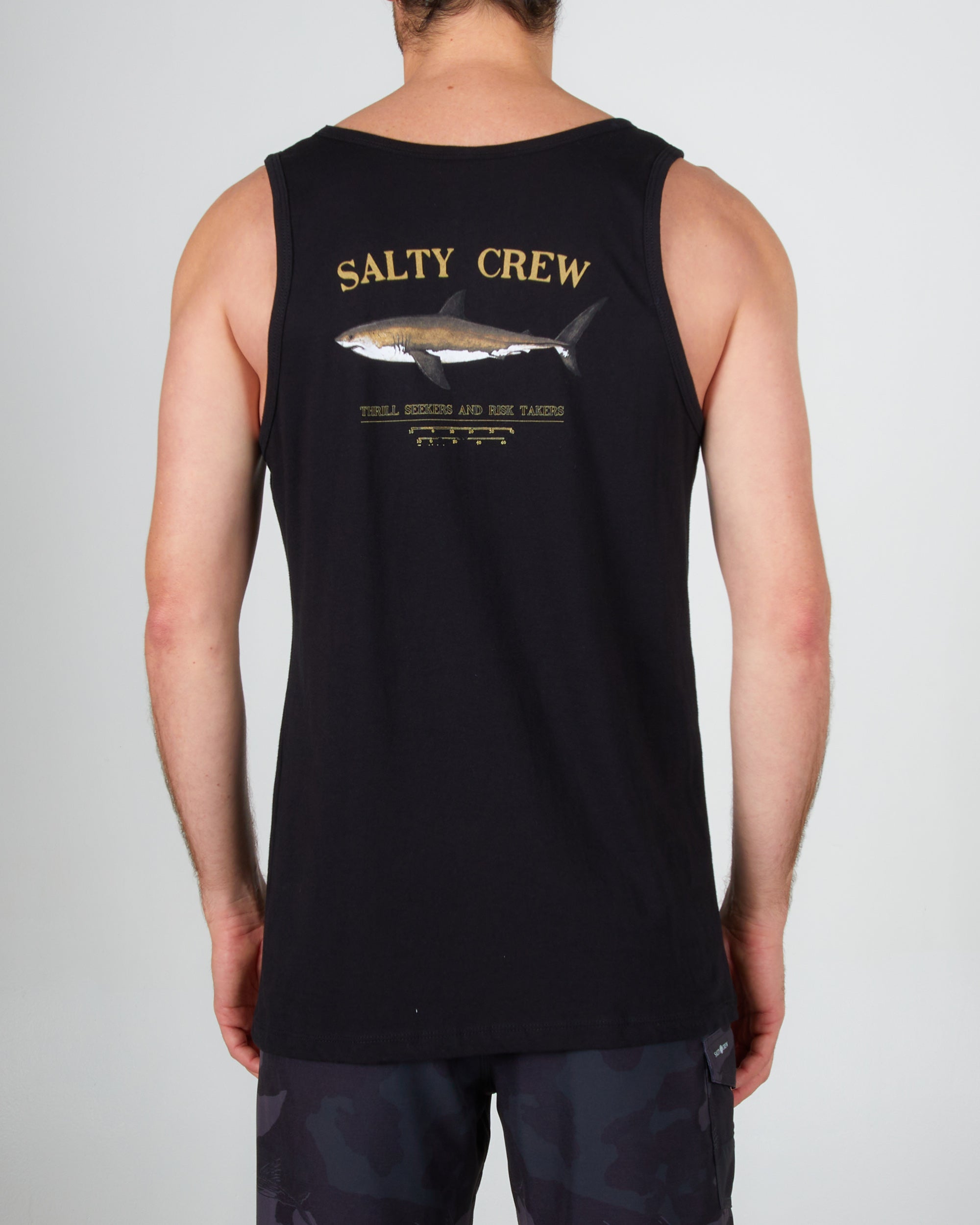 Bruce Black Tank - Salty Crew