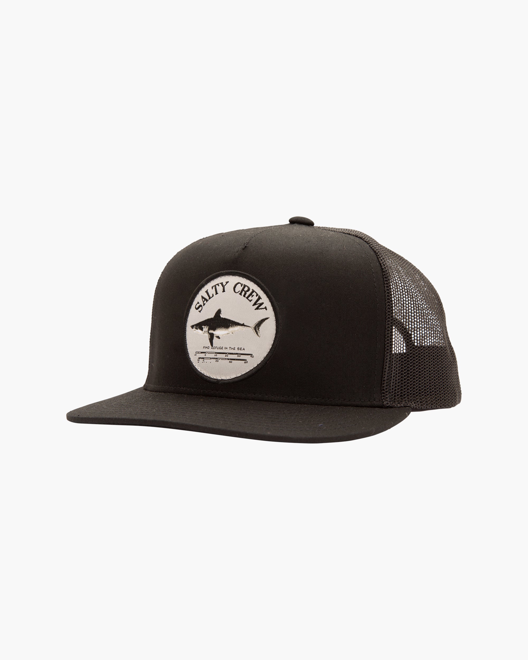 Salty Crew Tippet Trucker Snapback Hat - Black