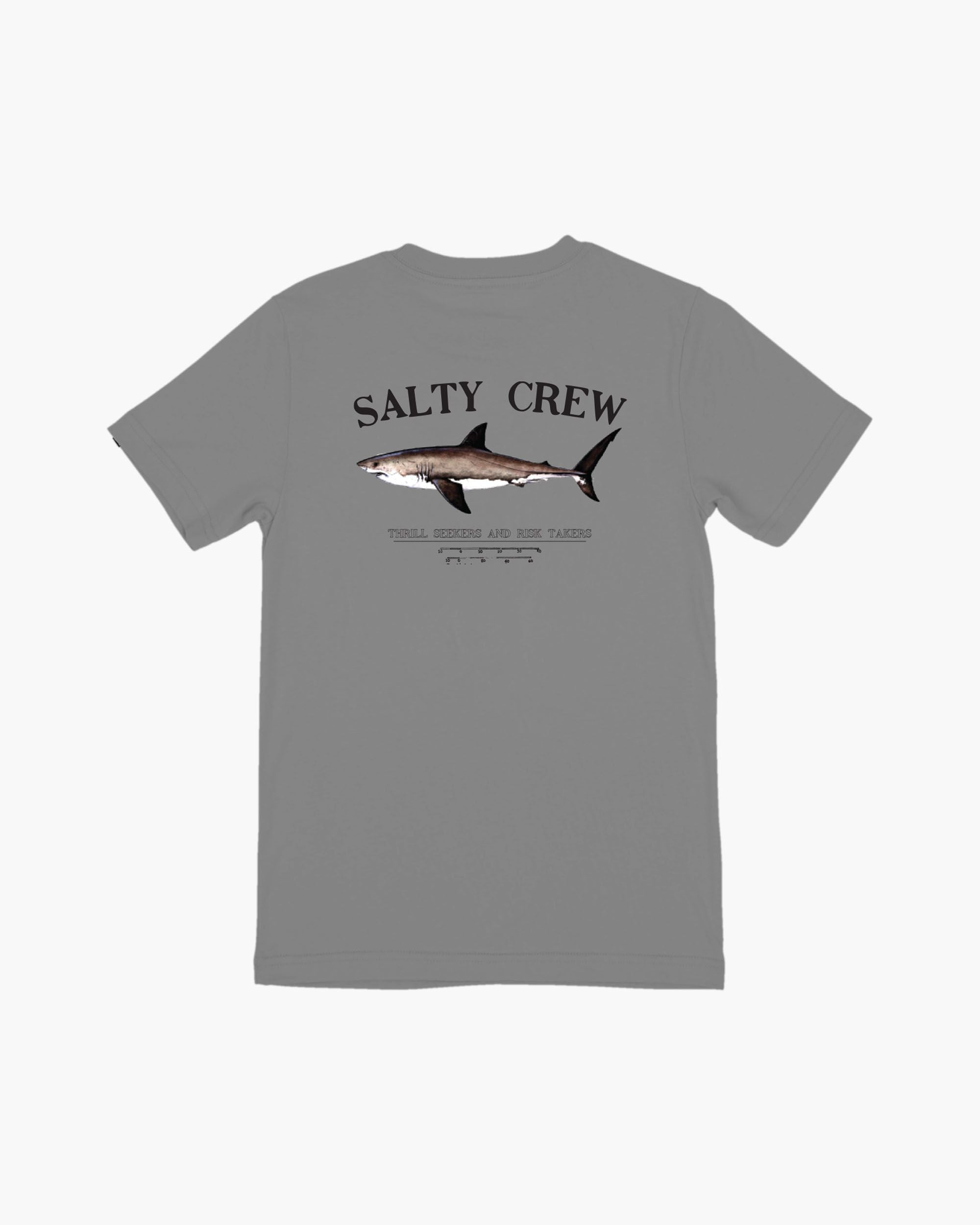 Salty Crew Mahi Bleed S/S Tee - Charcoal, Charcoal / M