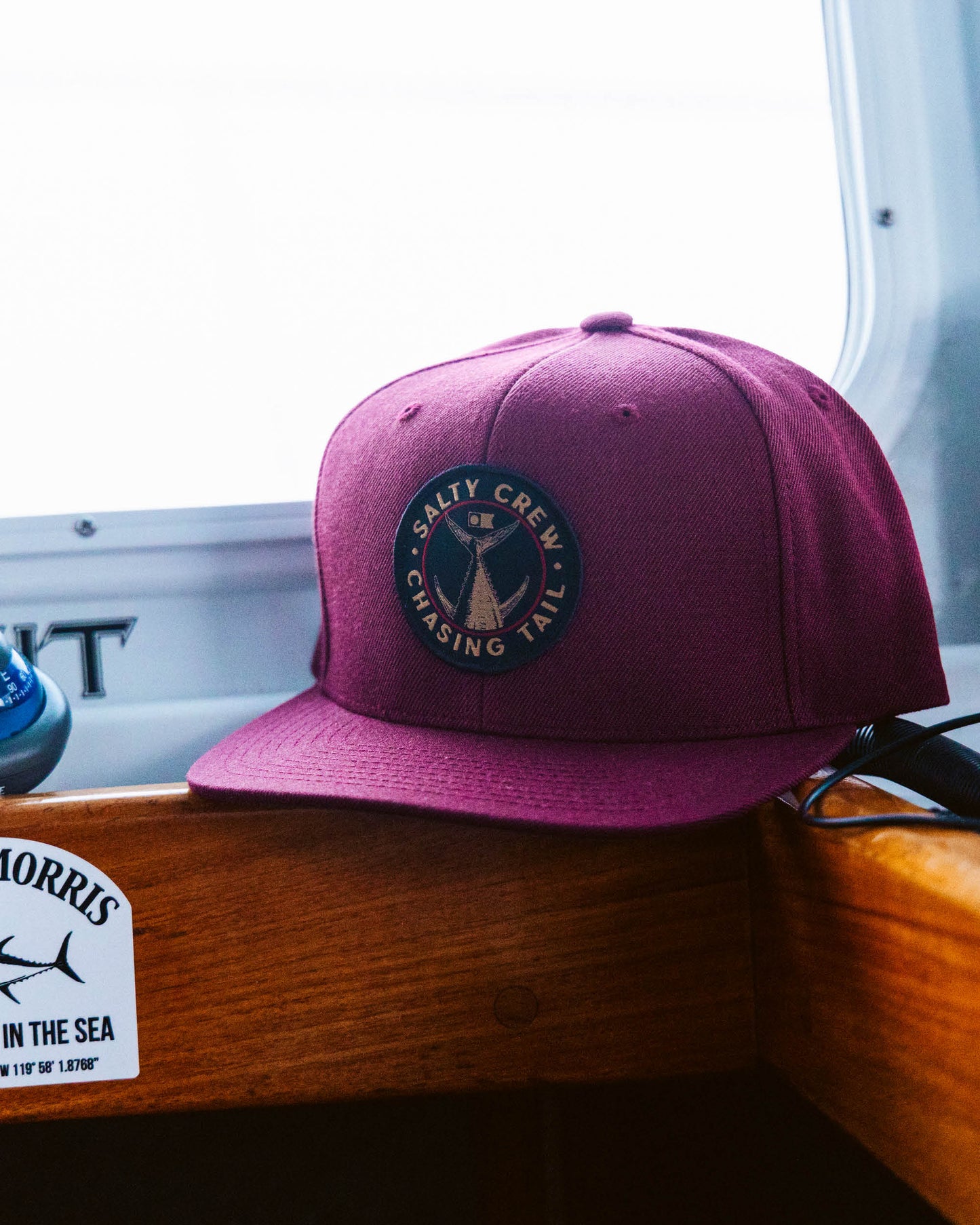 Tailgate 6 Panel Hat - Burgundy