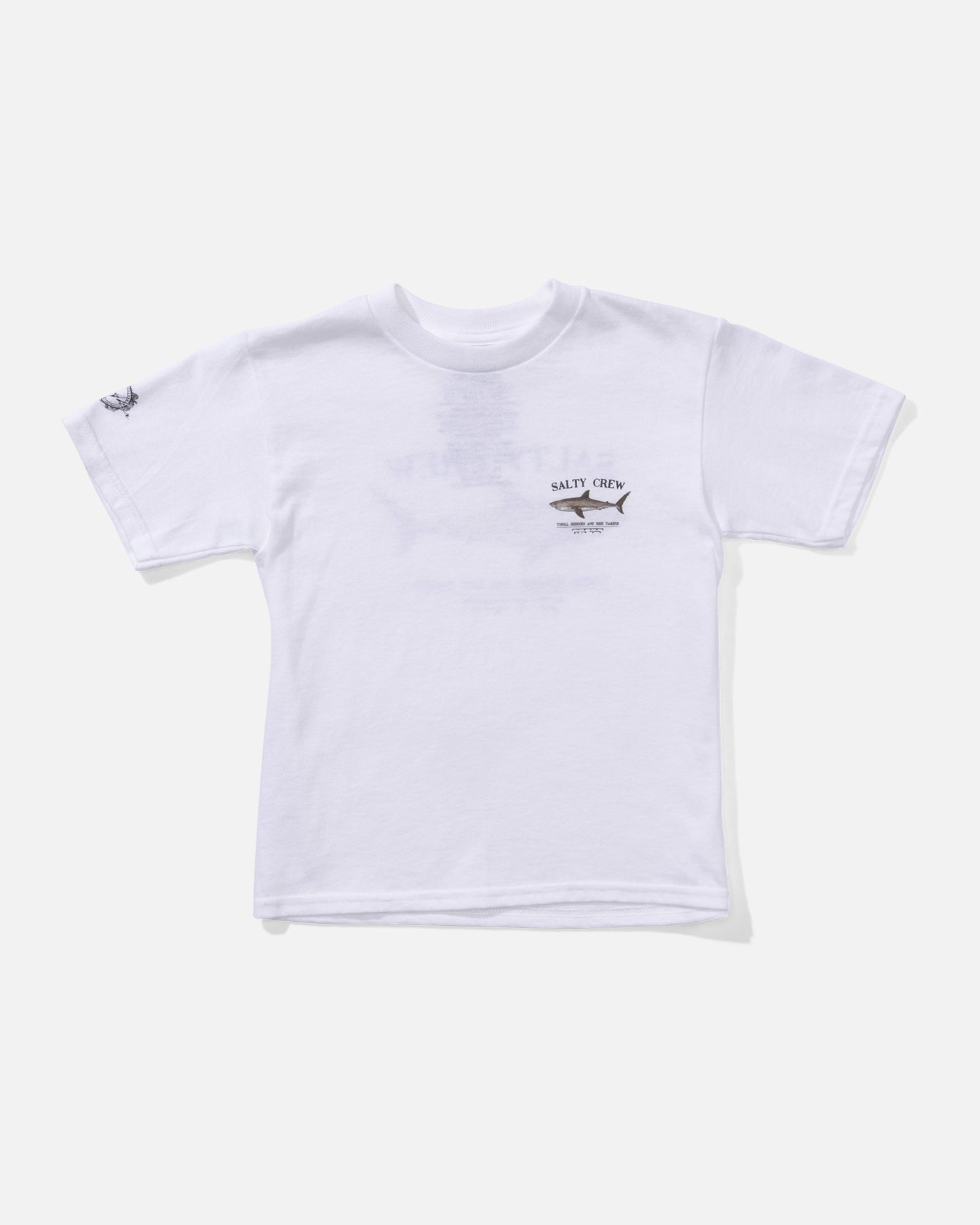 front view of Bruce Toddler Tee - White