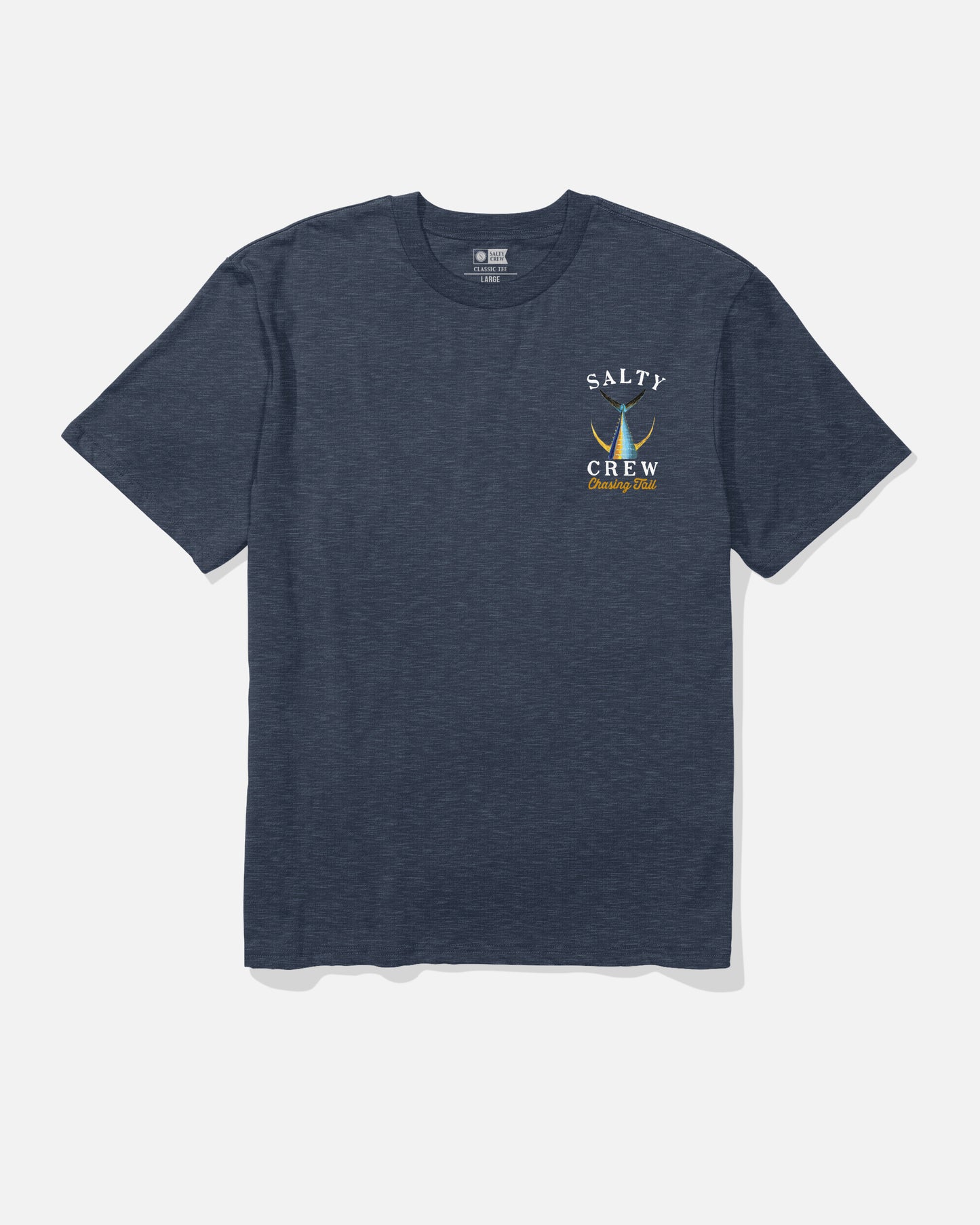 front view of Tailed Tee - Navy Heather