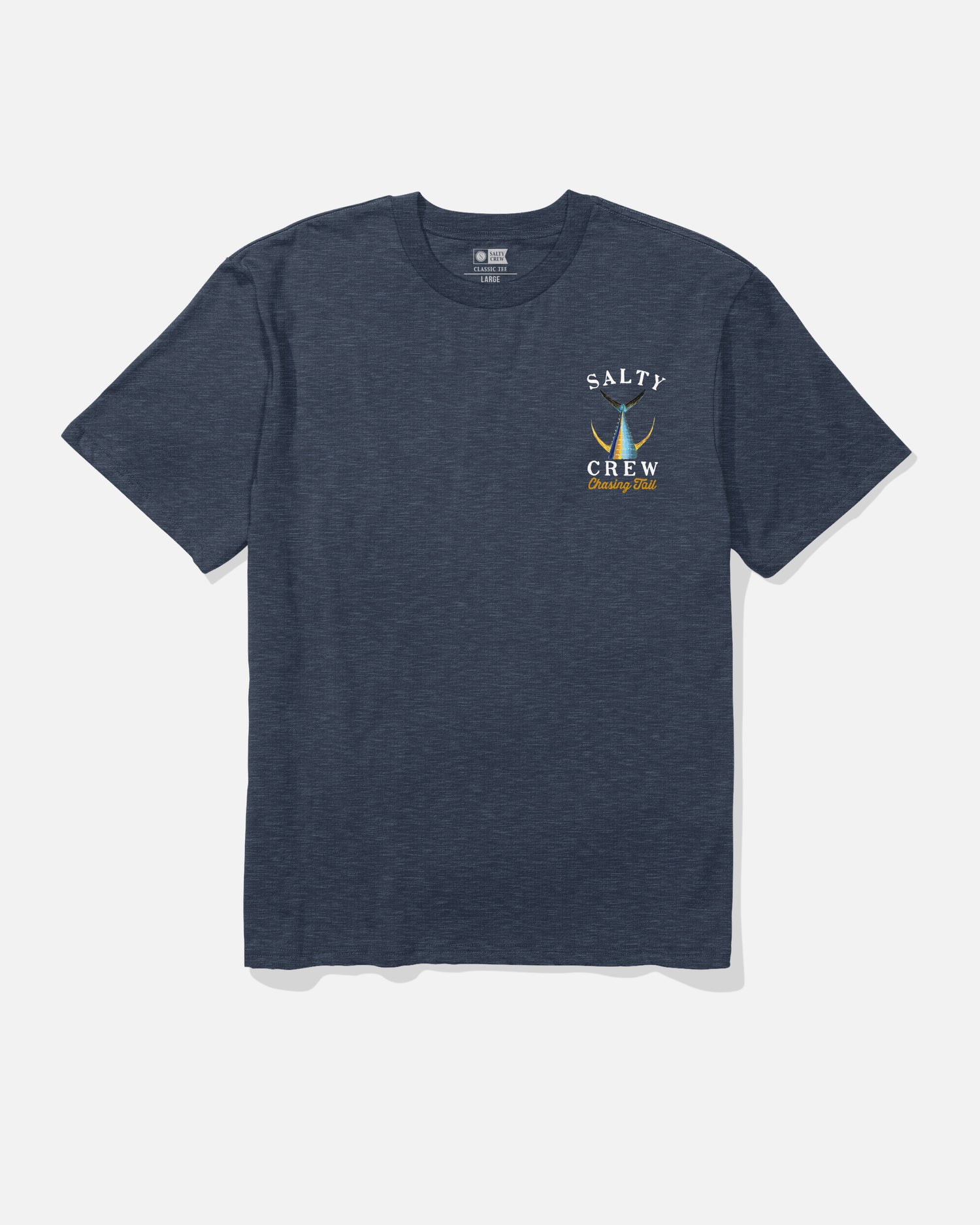 front view of Tailed Tee - Navy Heather