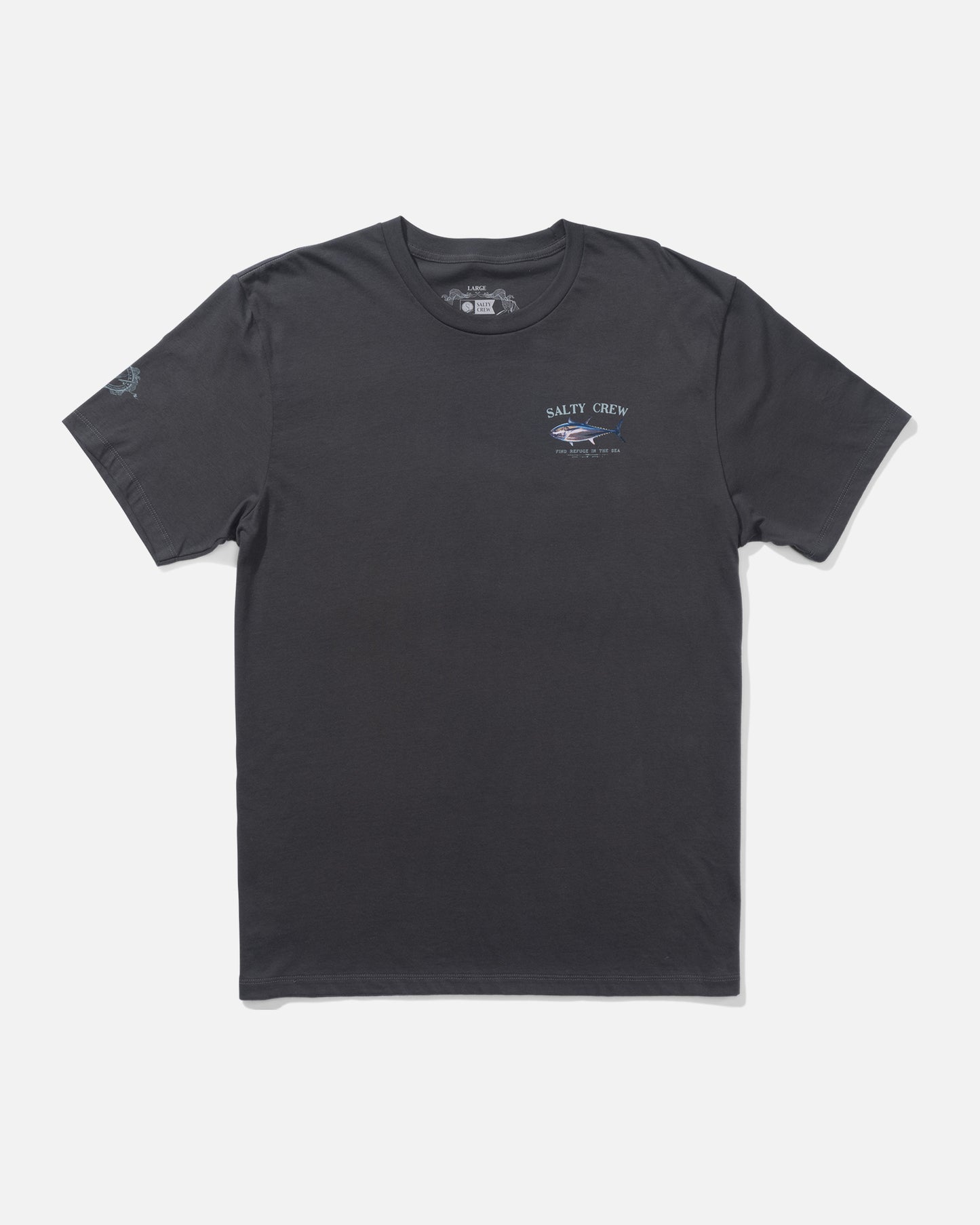 front view of Big Blue Premium Tee - Charcoal