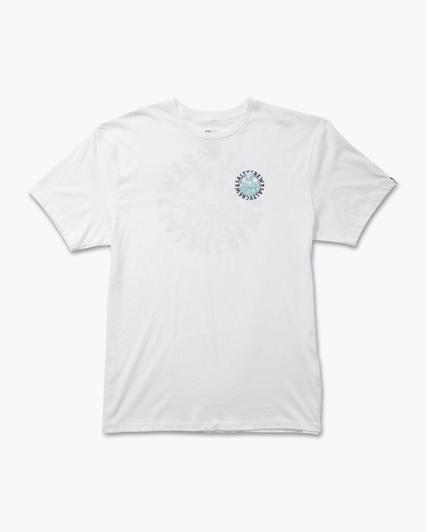 front view of Tentacles White S/S Premium Tee