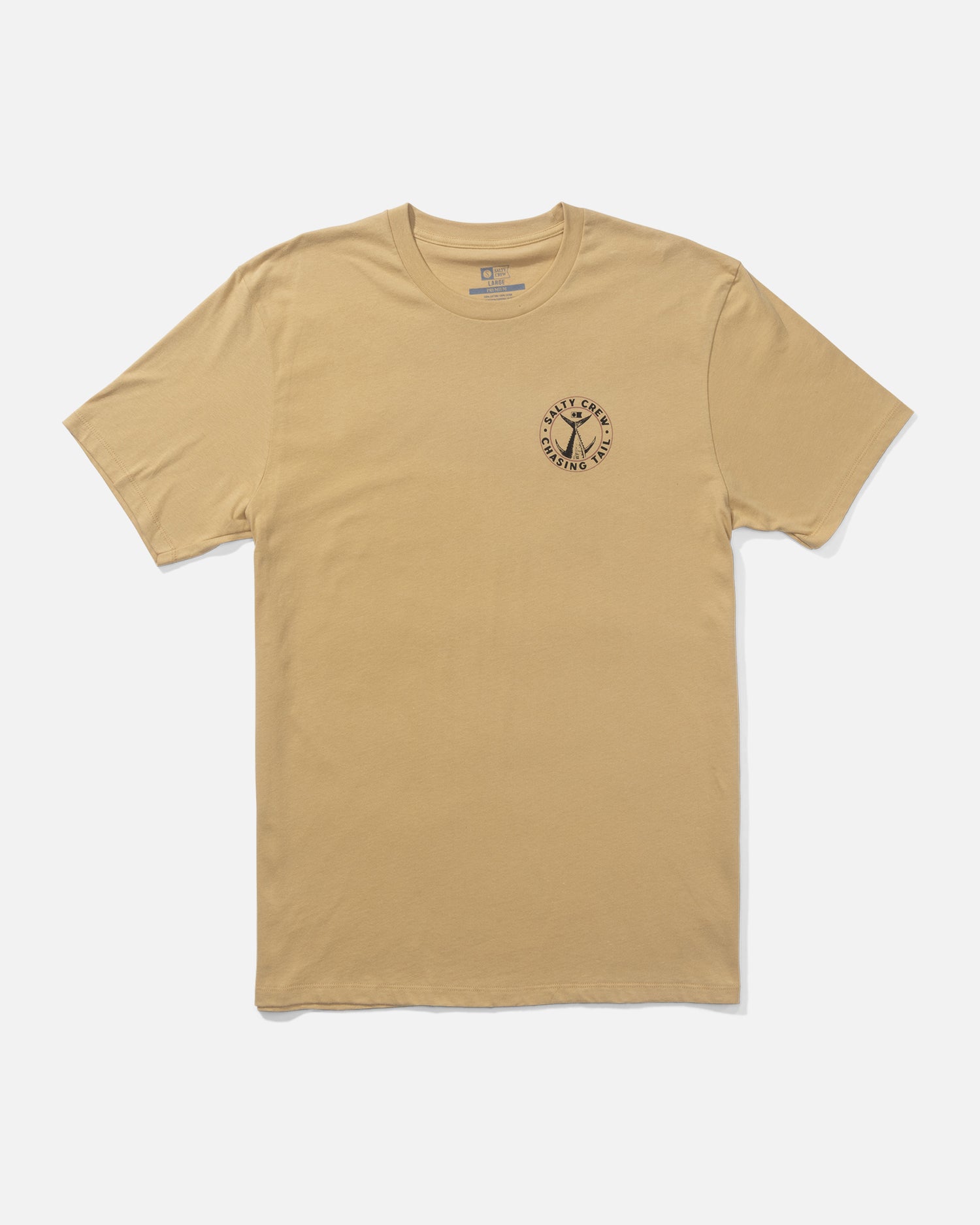 front view of Tailgate Premium Tee - Khaki