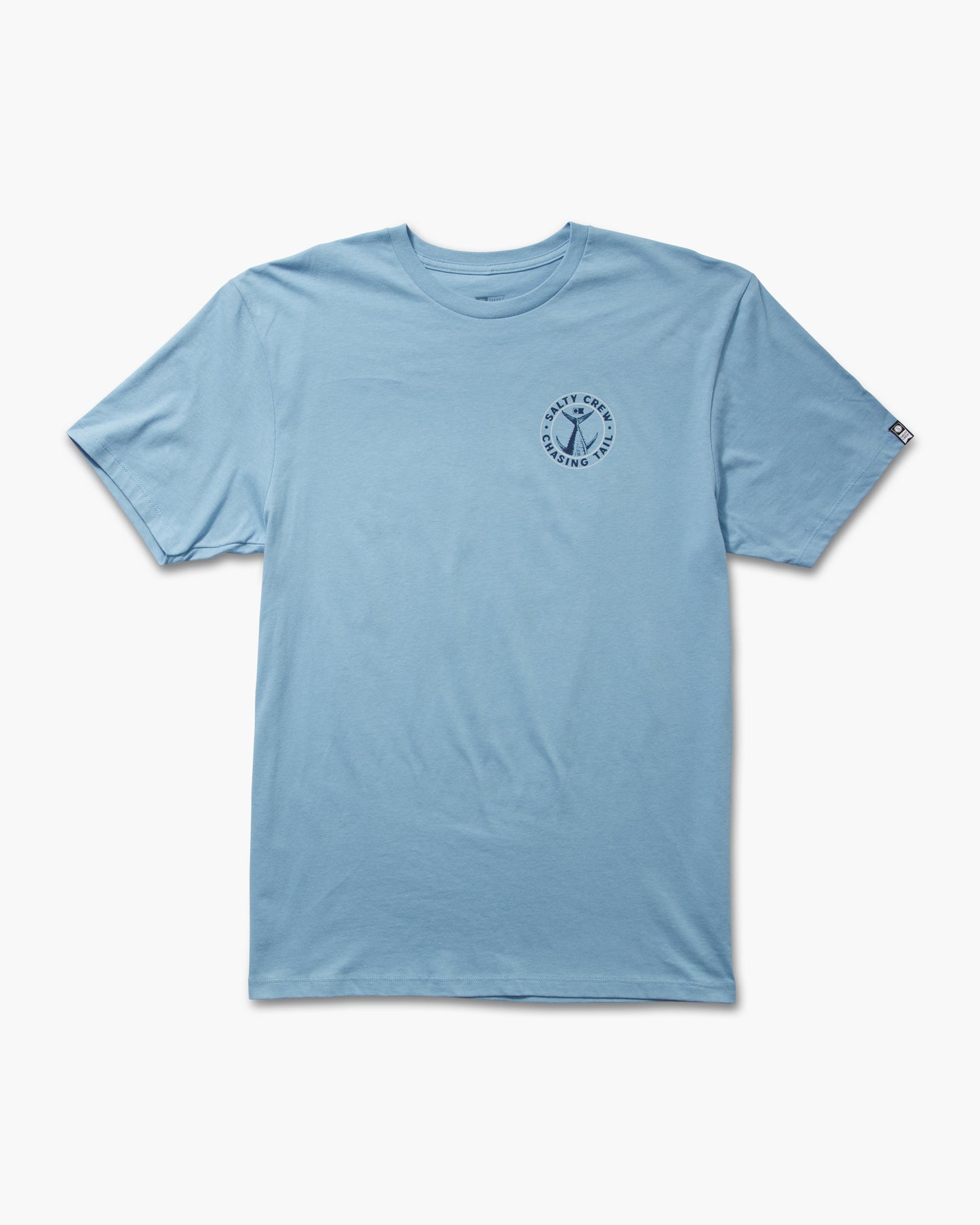 front view of Tailgate Marine Blue S/S Premium Tee