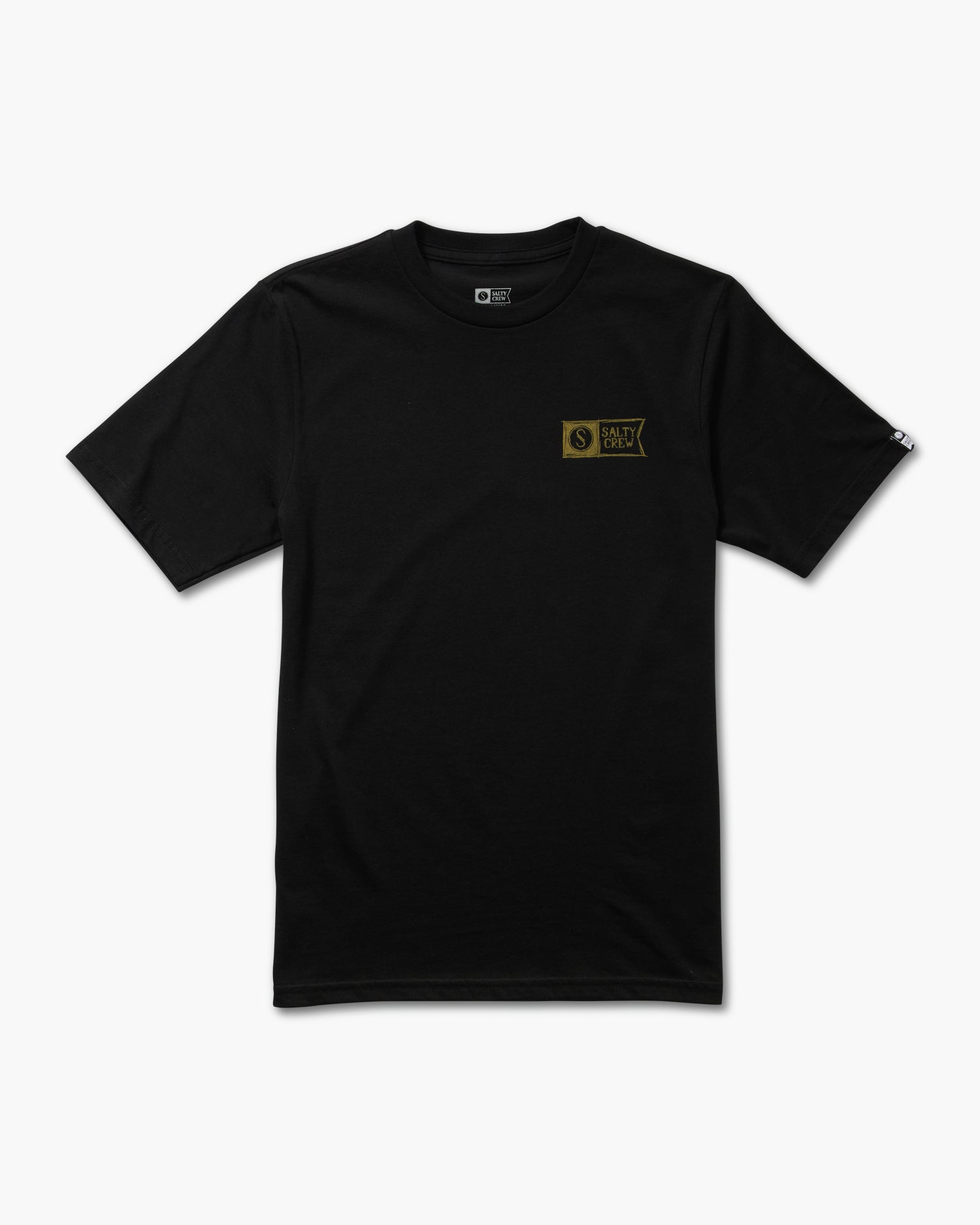 front view of Sketchy Alpha Black S/S Premium Tee