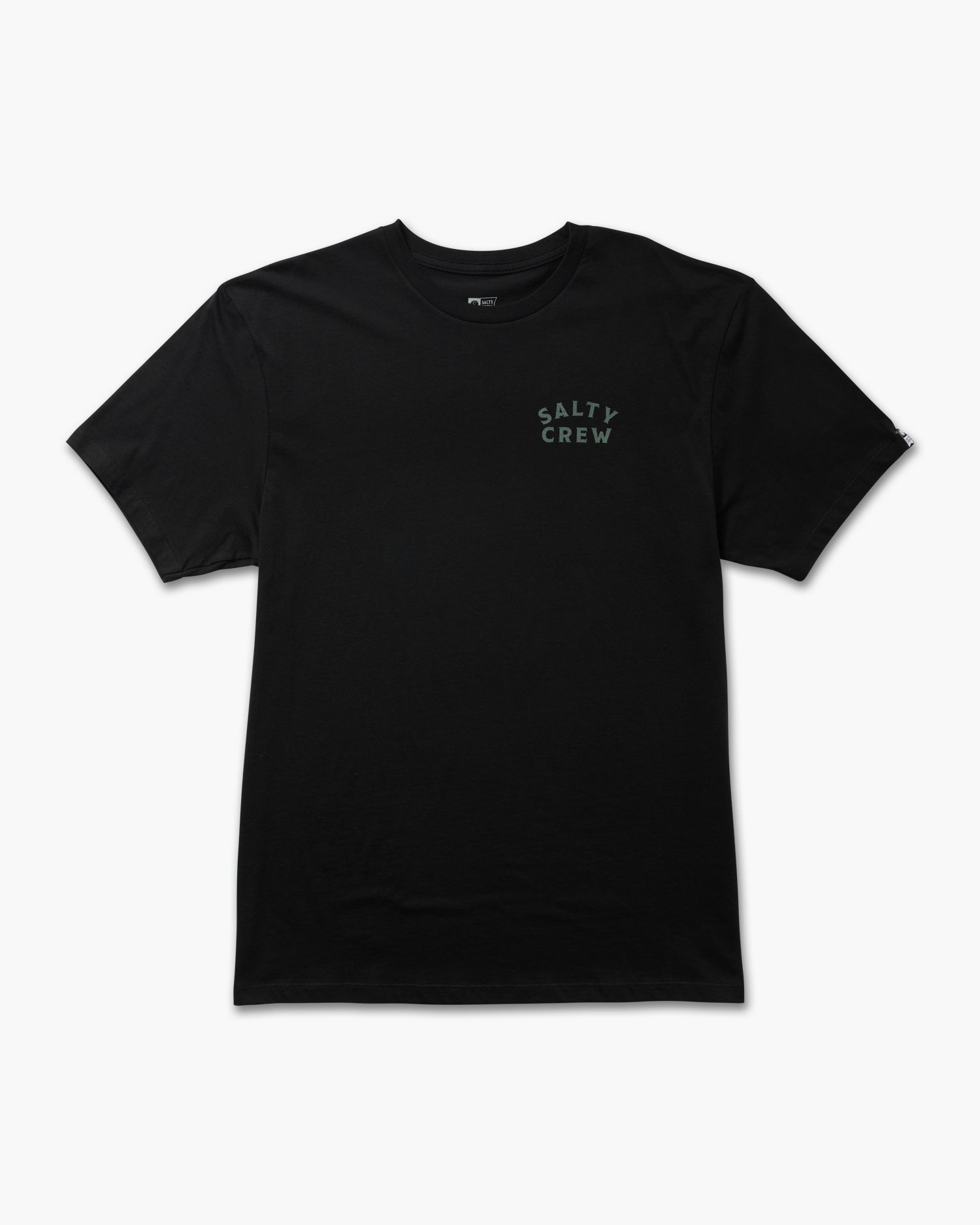 front view of Saloon Black S/S Premium Tee