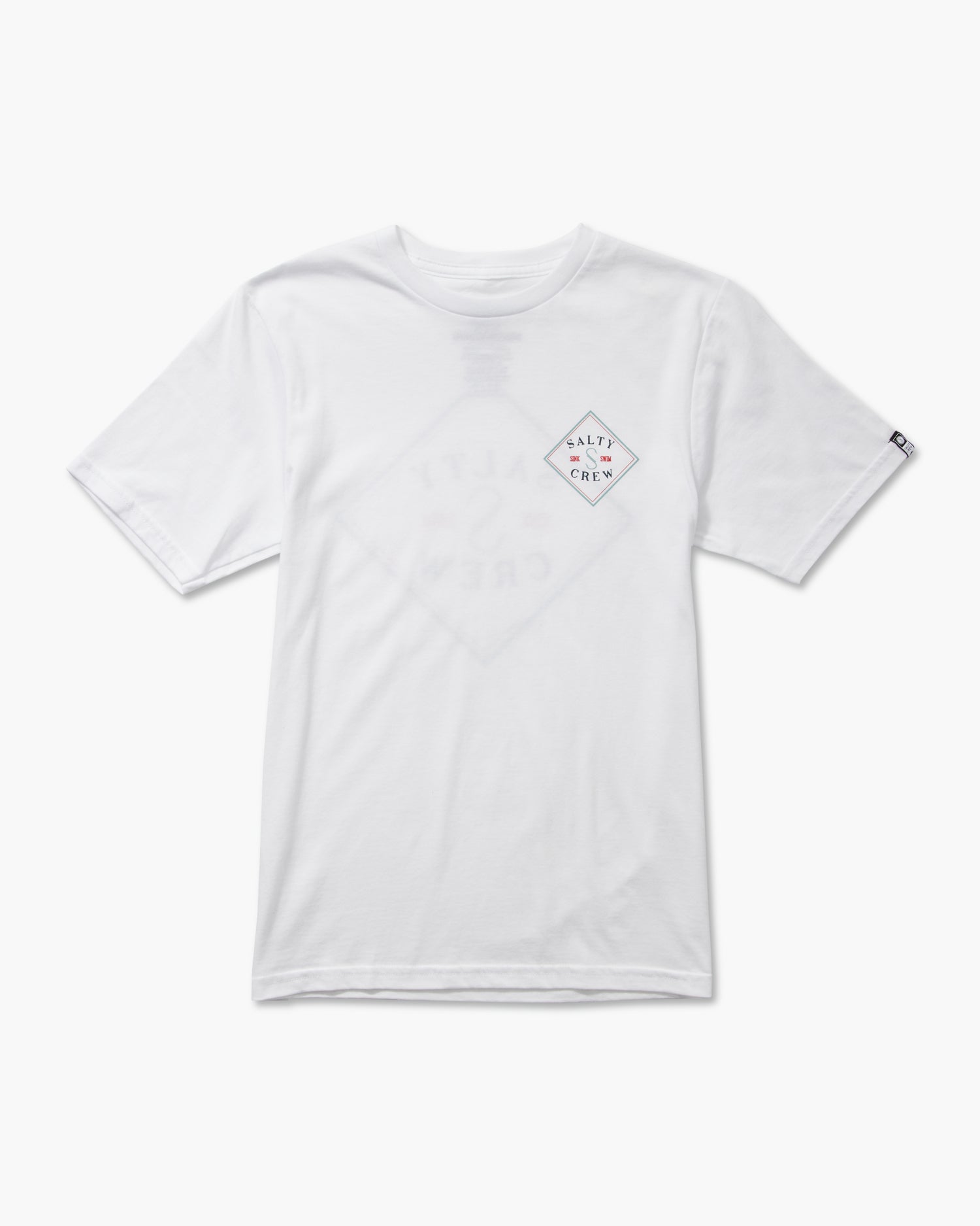 front view of Tippet Color Boys White S/S Tee