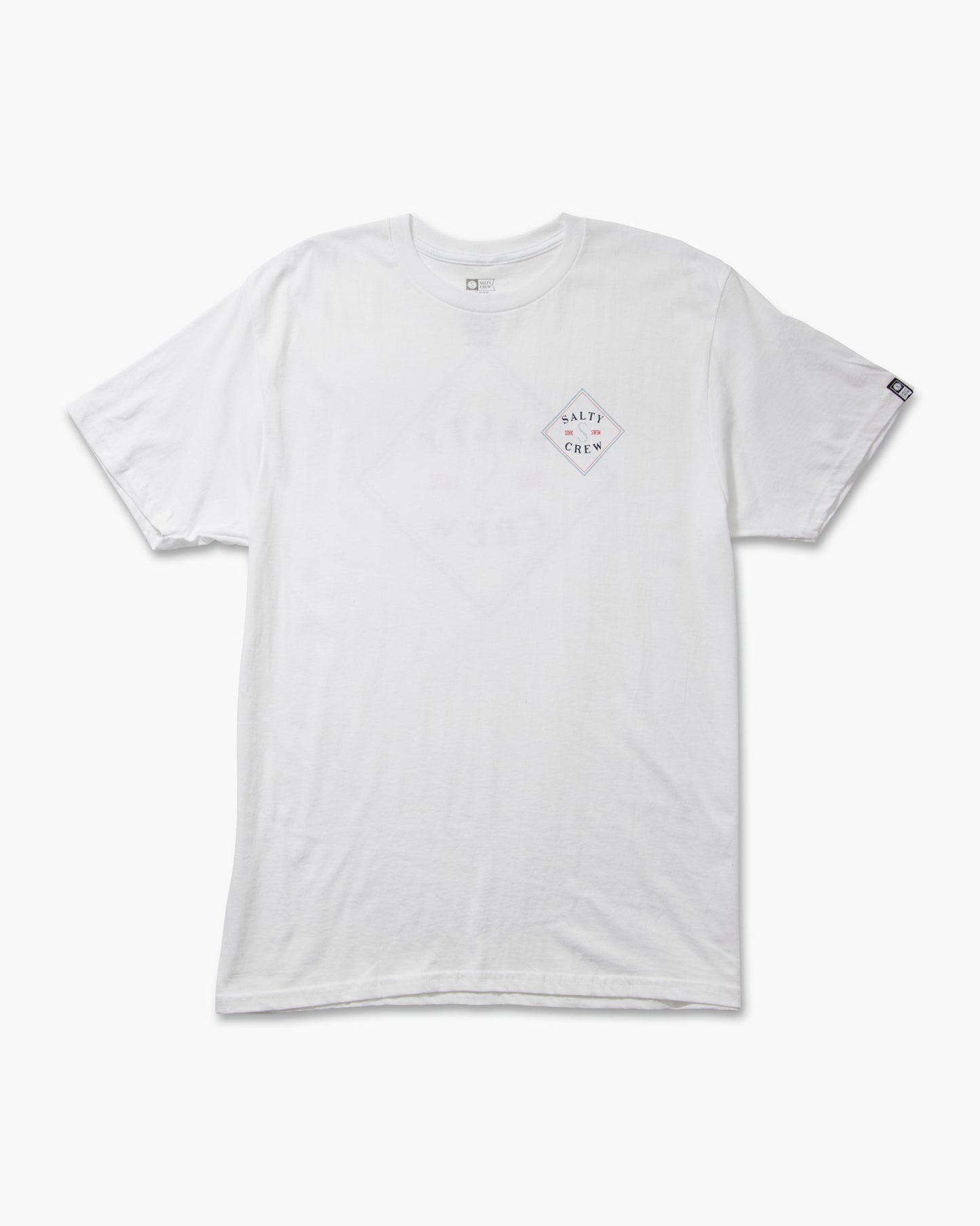 front view of Tippet Color White S/S Classic Tee