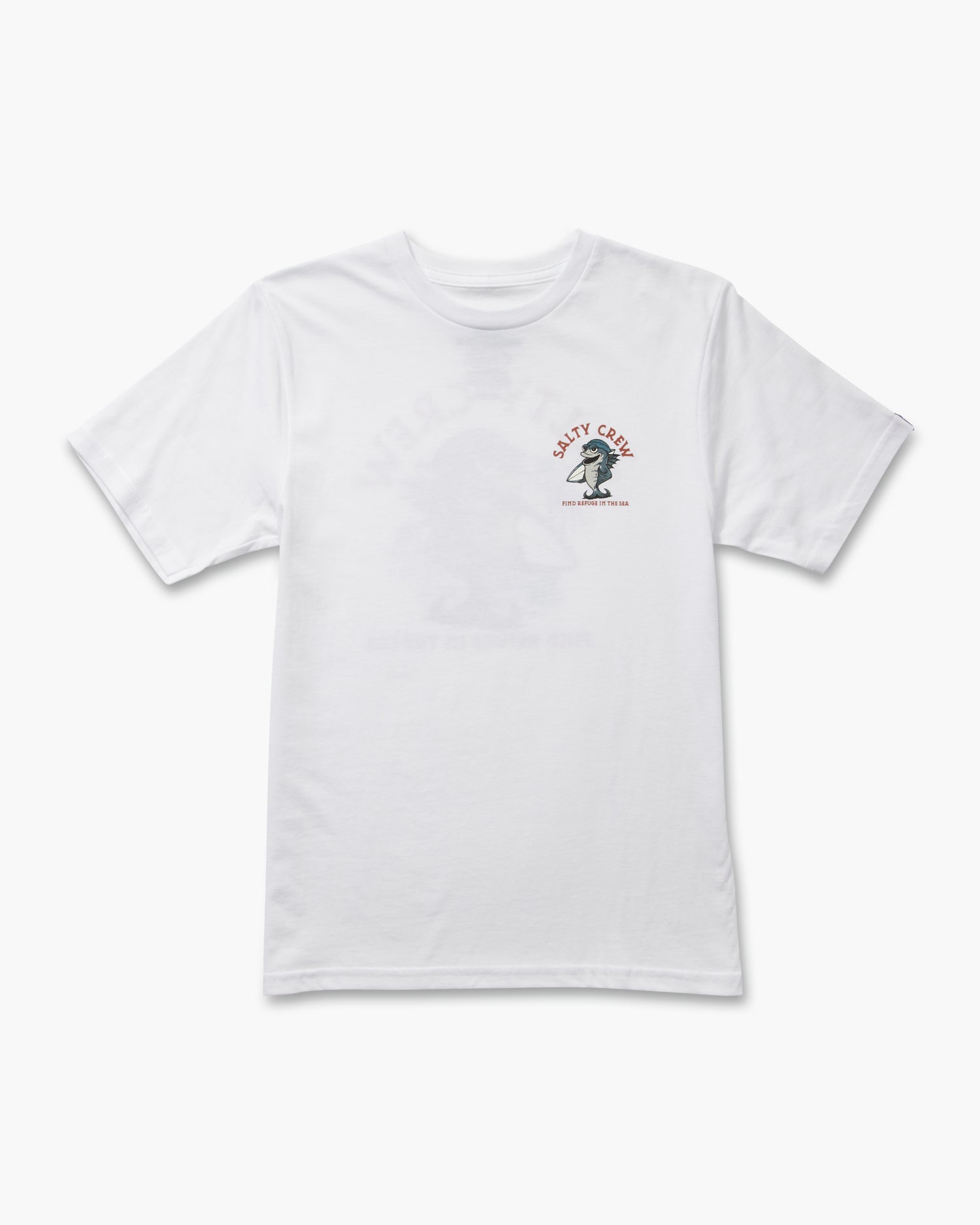 front view of Free Surf Boys White S/S Tee