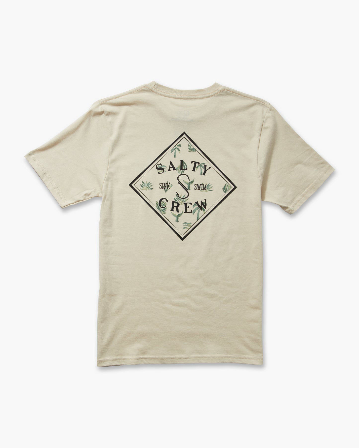 back view of Tippet Gardens Fill Boys Bone S/S Tee