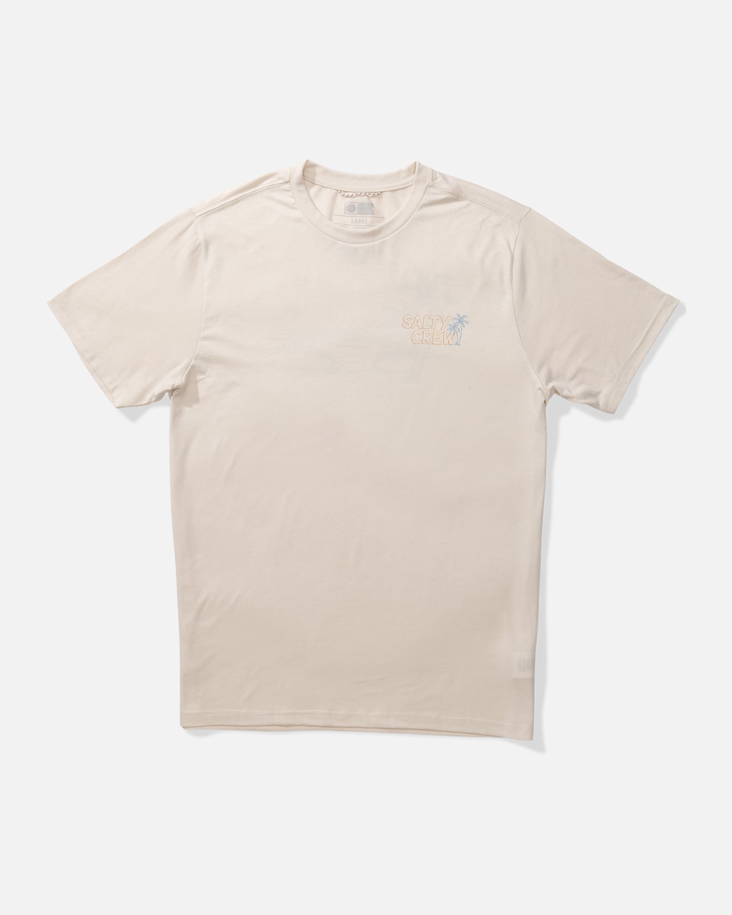 front view of Aframe Crossover Tech Tee - Salt