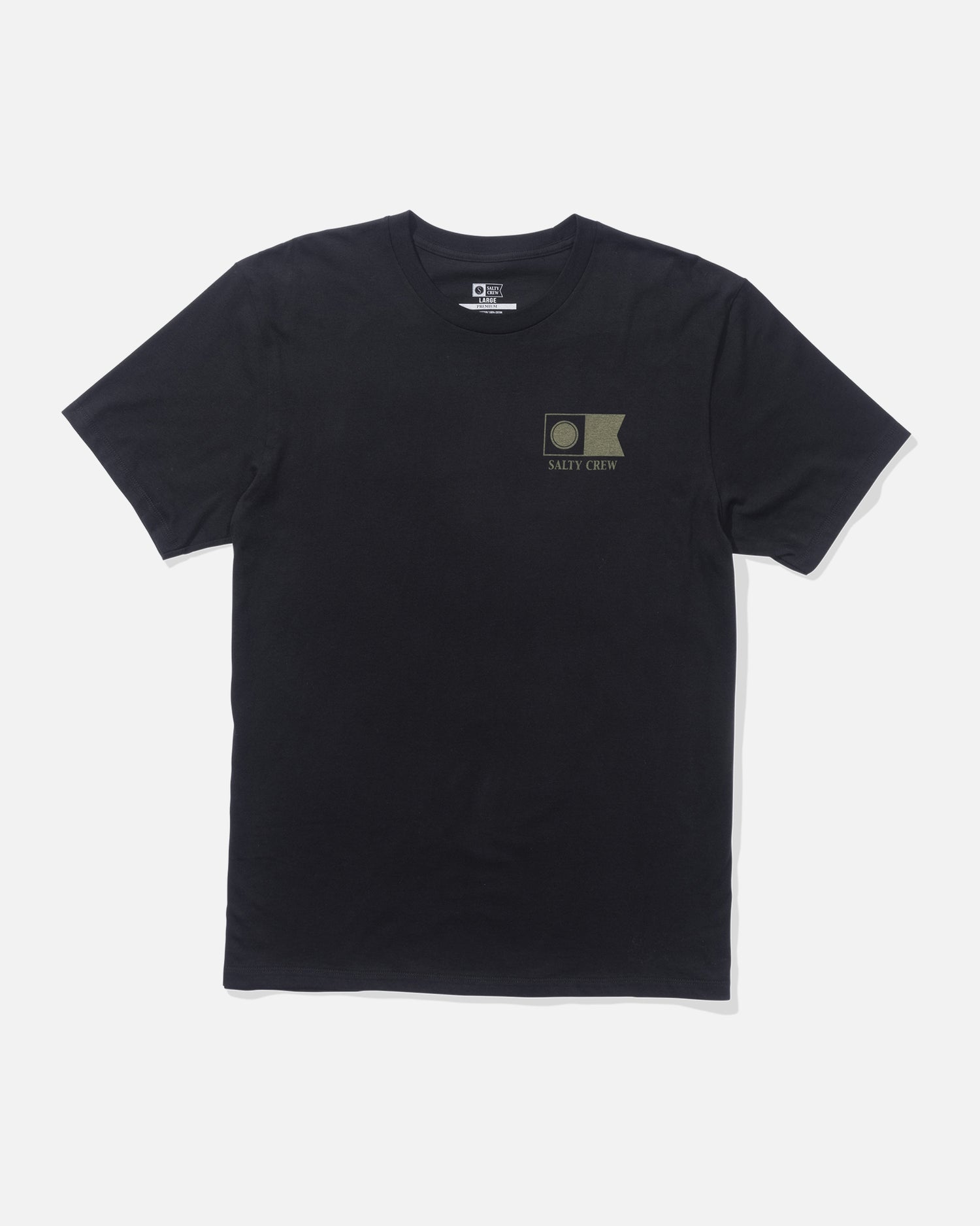 front view of Flagship Premium Tee - Black