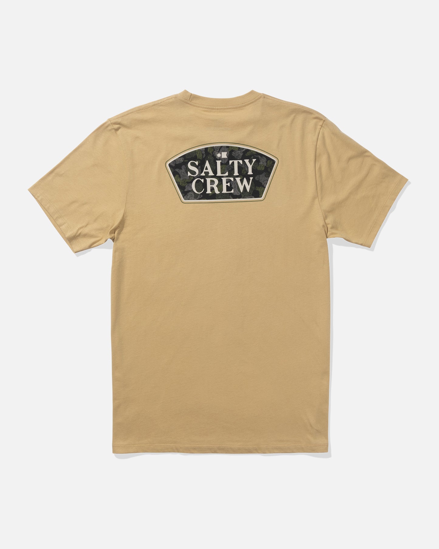 back view of Filler Up Premium Tee - Khaki