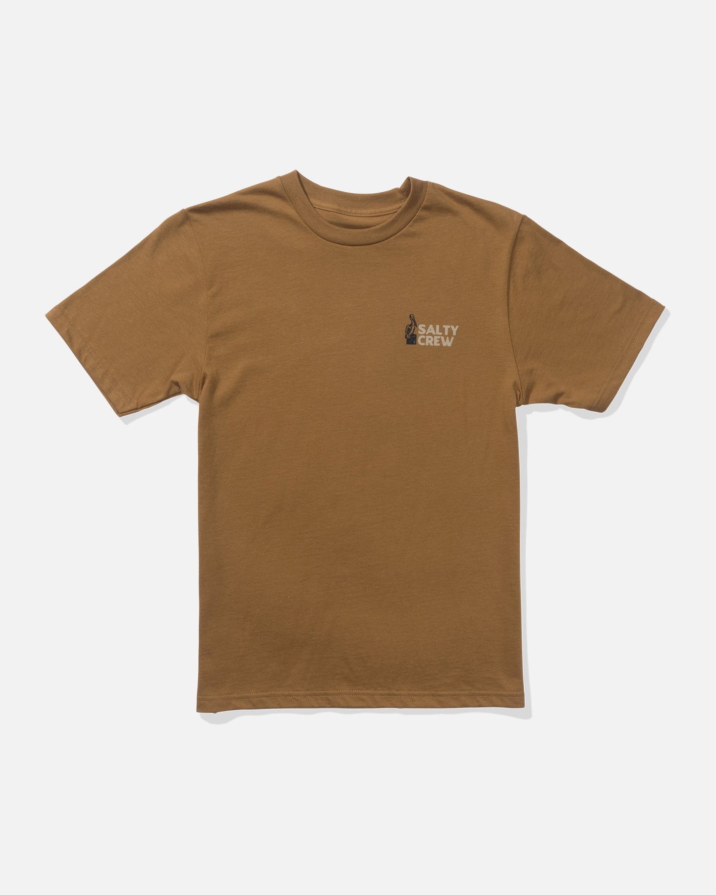 front view of Stakeout Boys Tee - Caramel