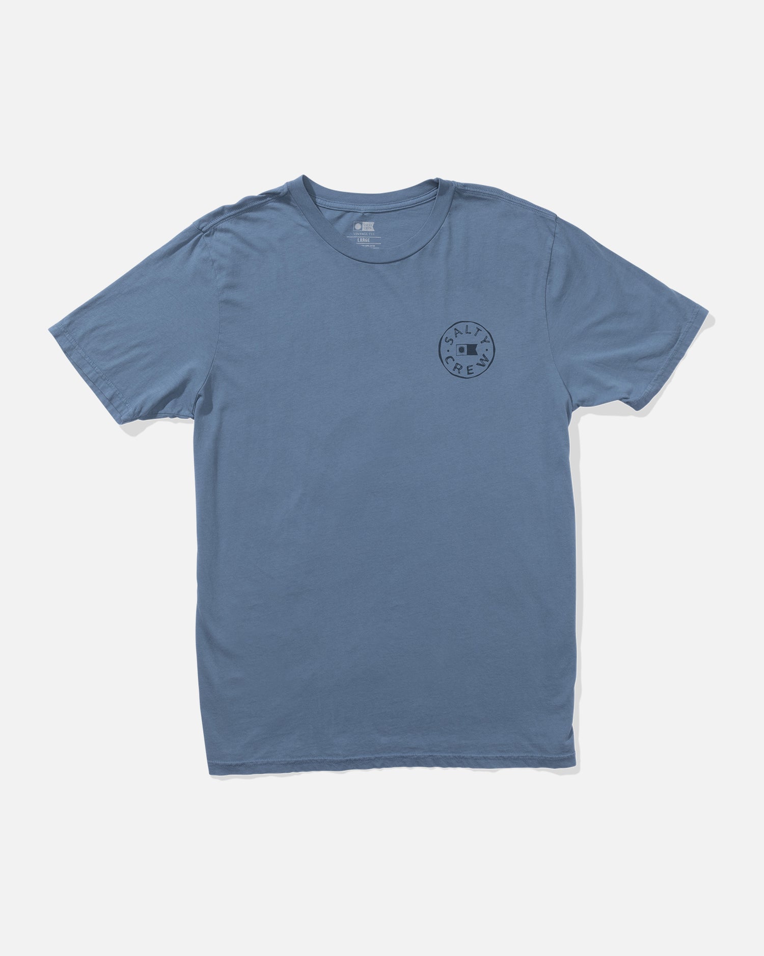 front view of Watermark Vintage Tee - Slate