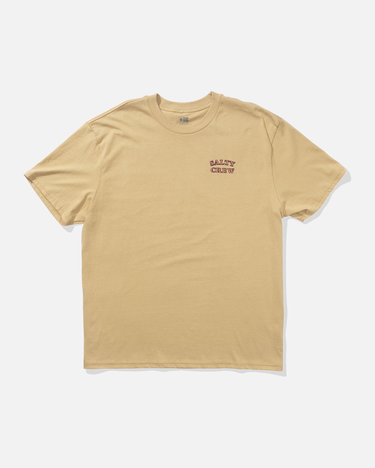 front view of Lured Tee - Khaki