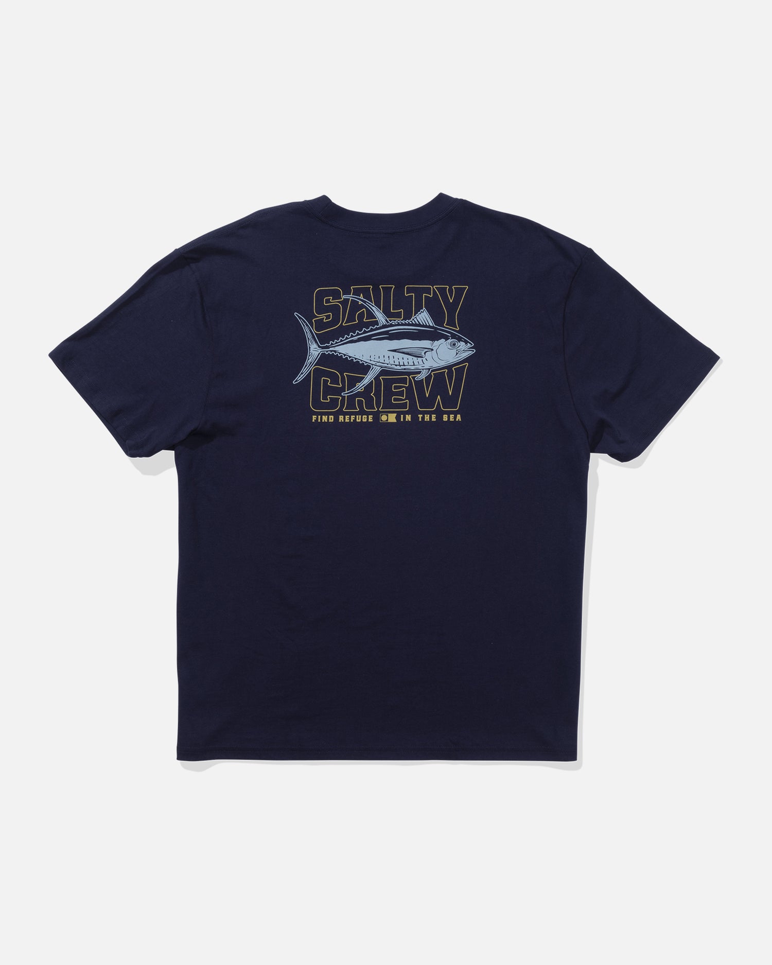 back view of Big Game Tee - Navy