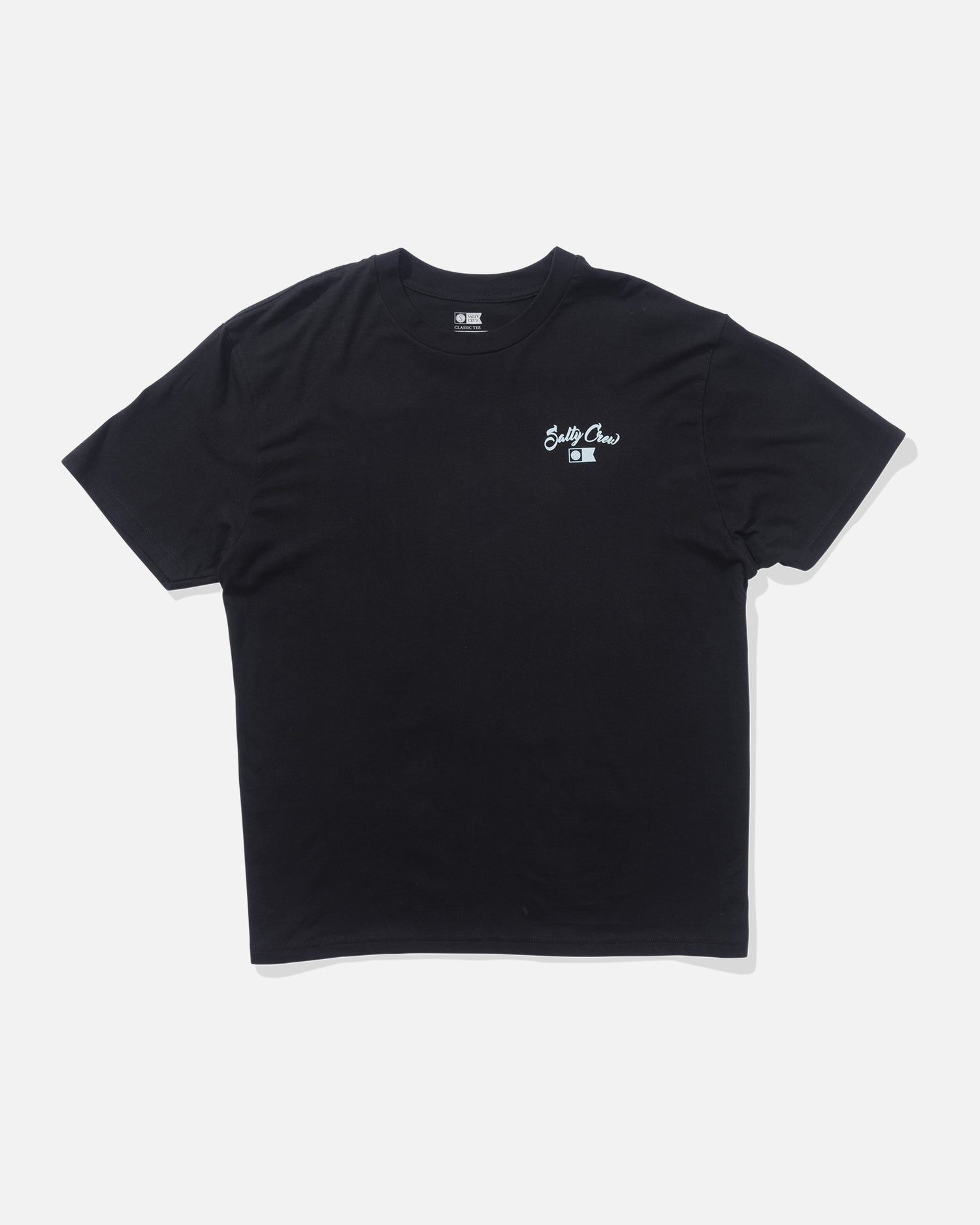 front view of Red Fish Tee - Black