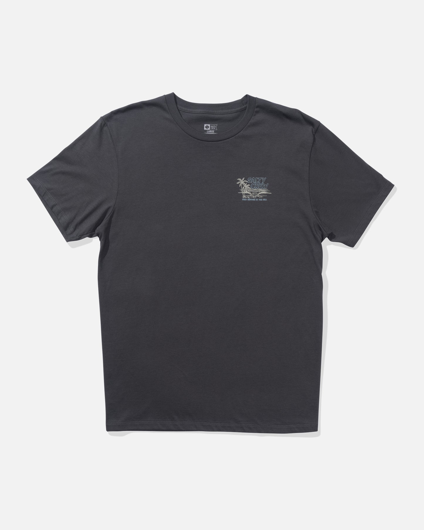 front view of A Frame Premium Tee - Charcoal