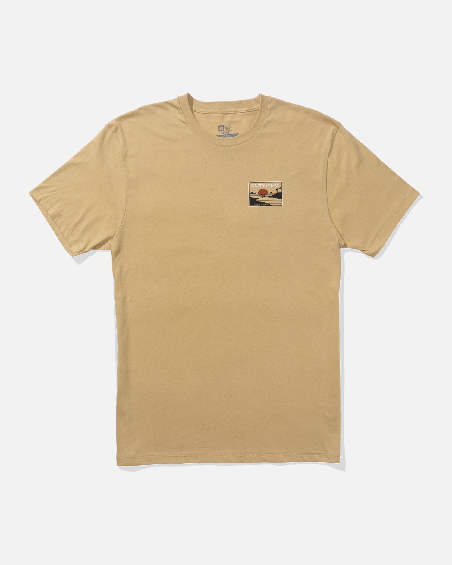 front view of Reflection Premium Tee - Khaki