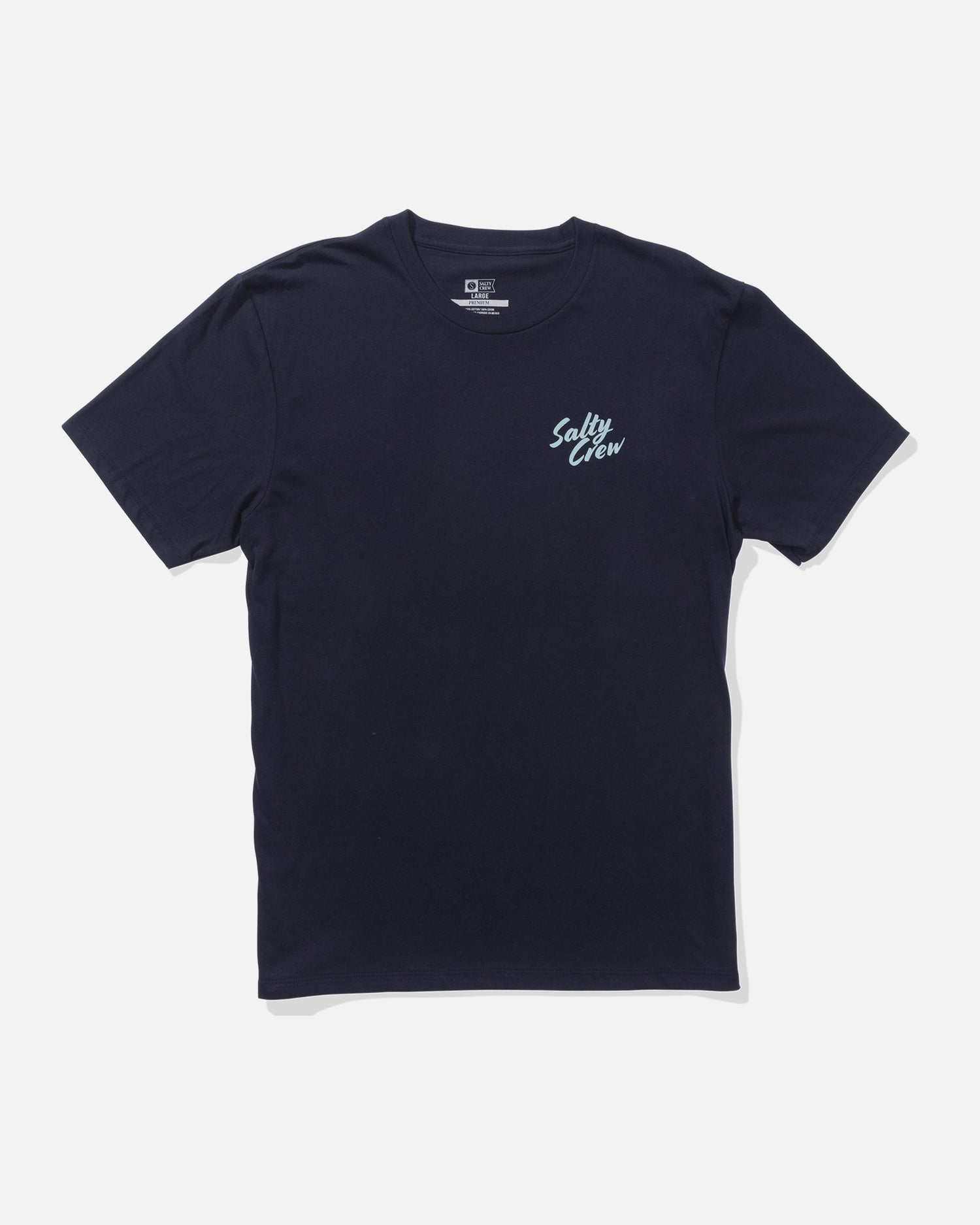 front view of Fish Bowl Premium Tee - Navy