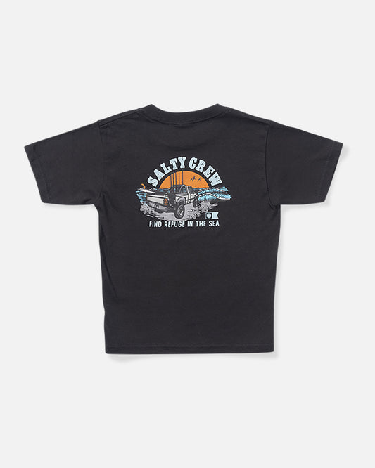 back view of Lifted Toddler Tee - Black