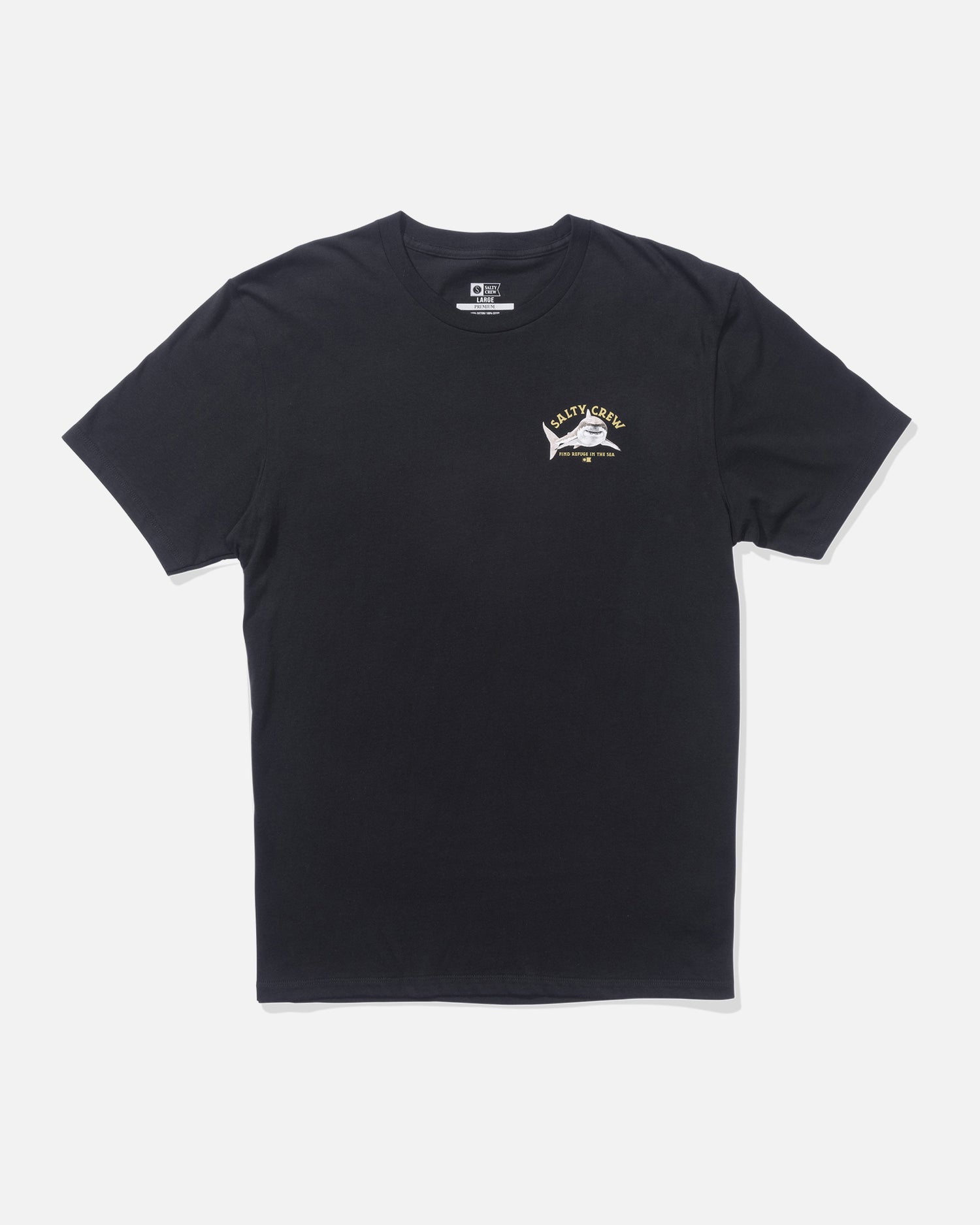 front view of Lurking Premium Tee - Black