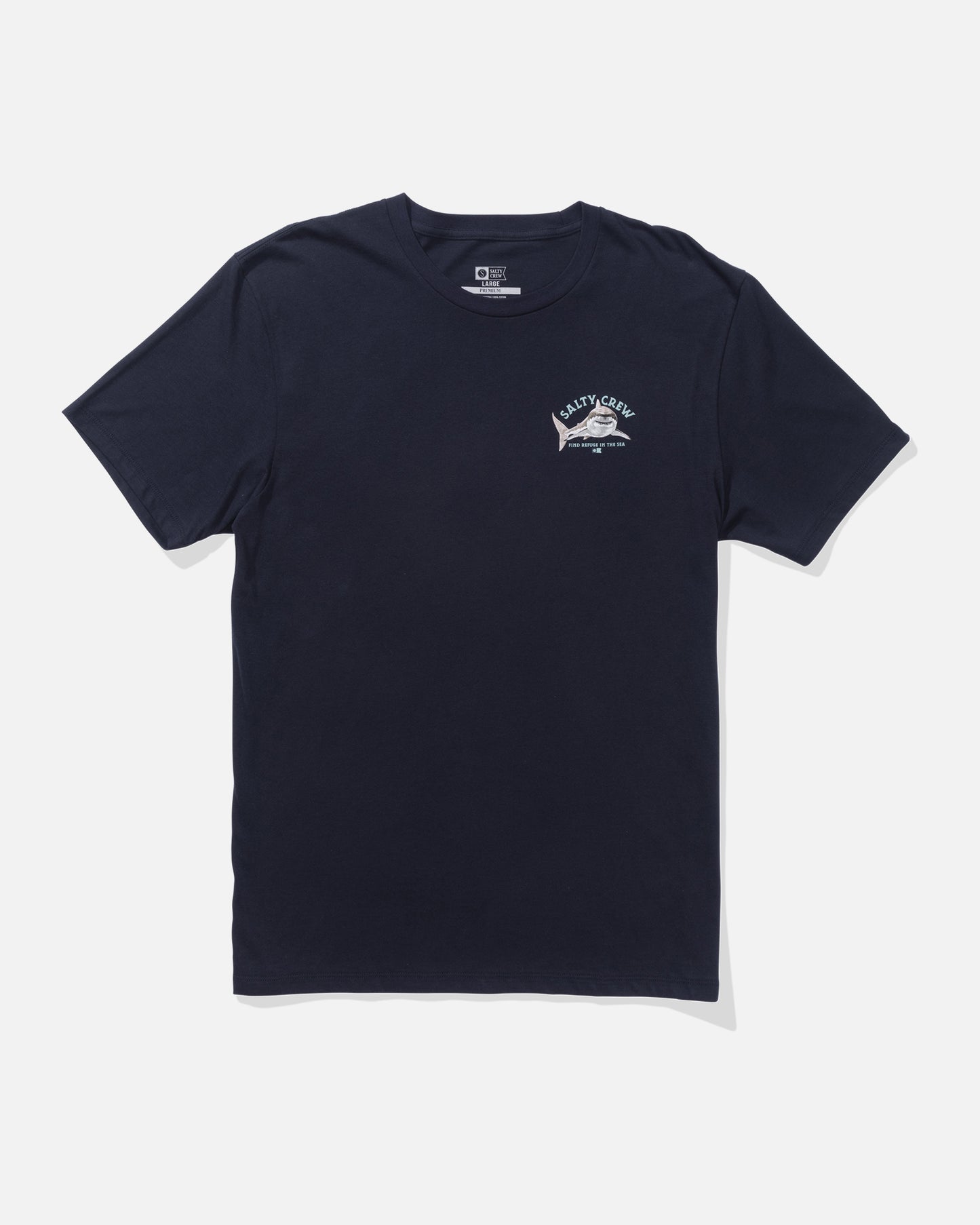 front view of Lurking Premium Tee - Navy