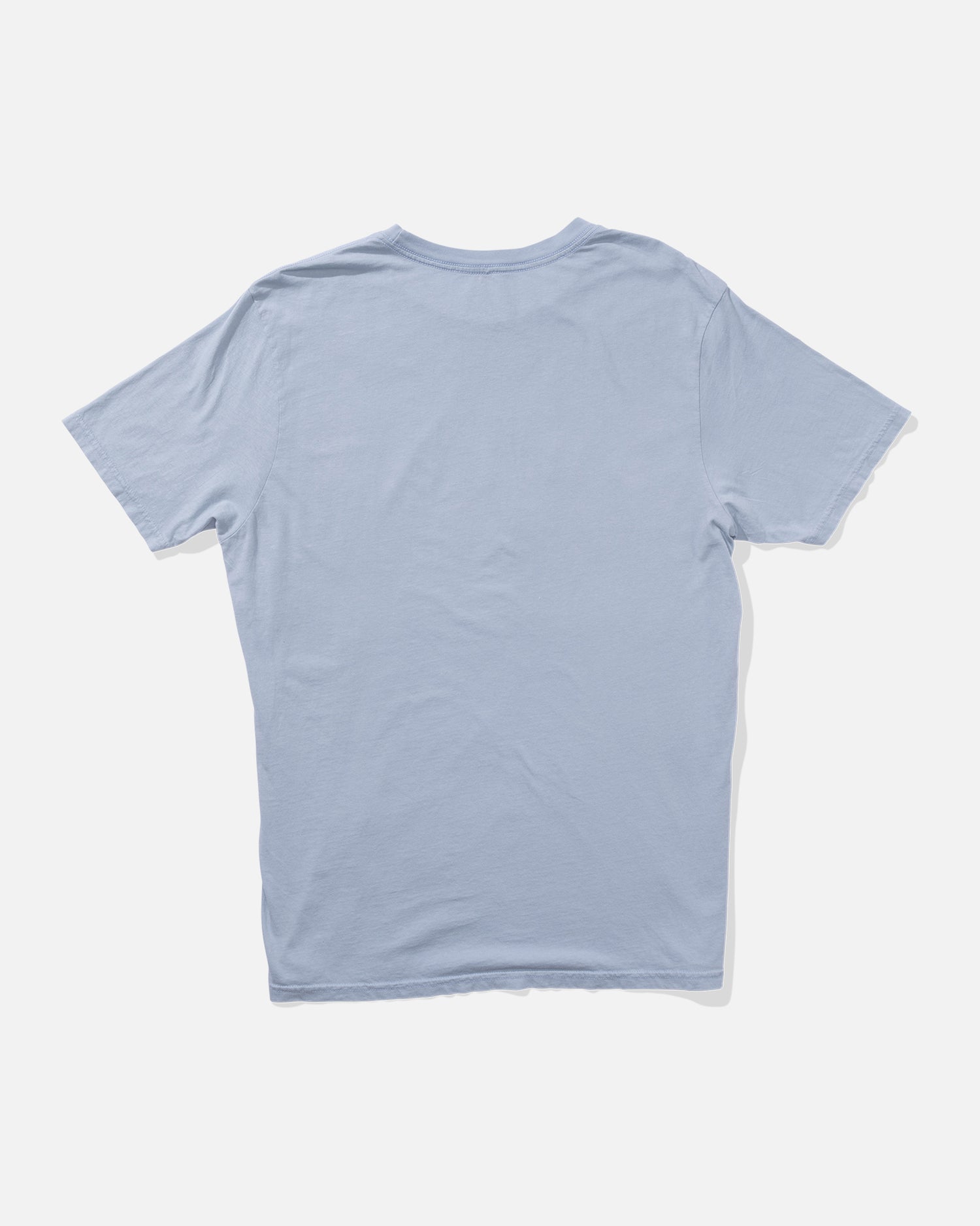 back view of Water Line Vintage Tee - Blue Fog