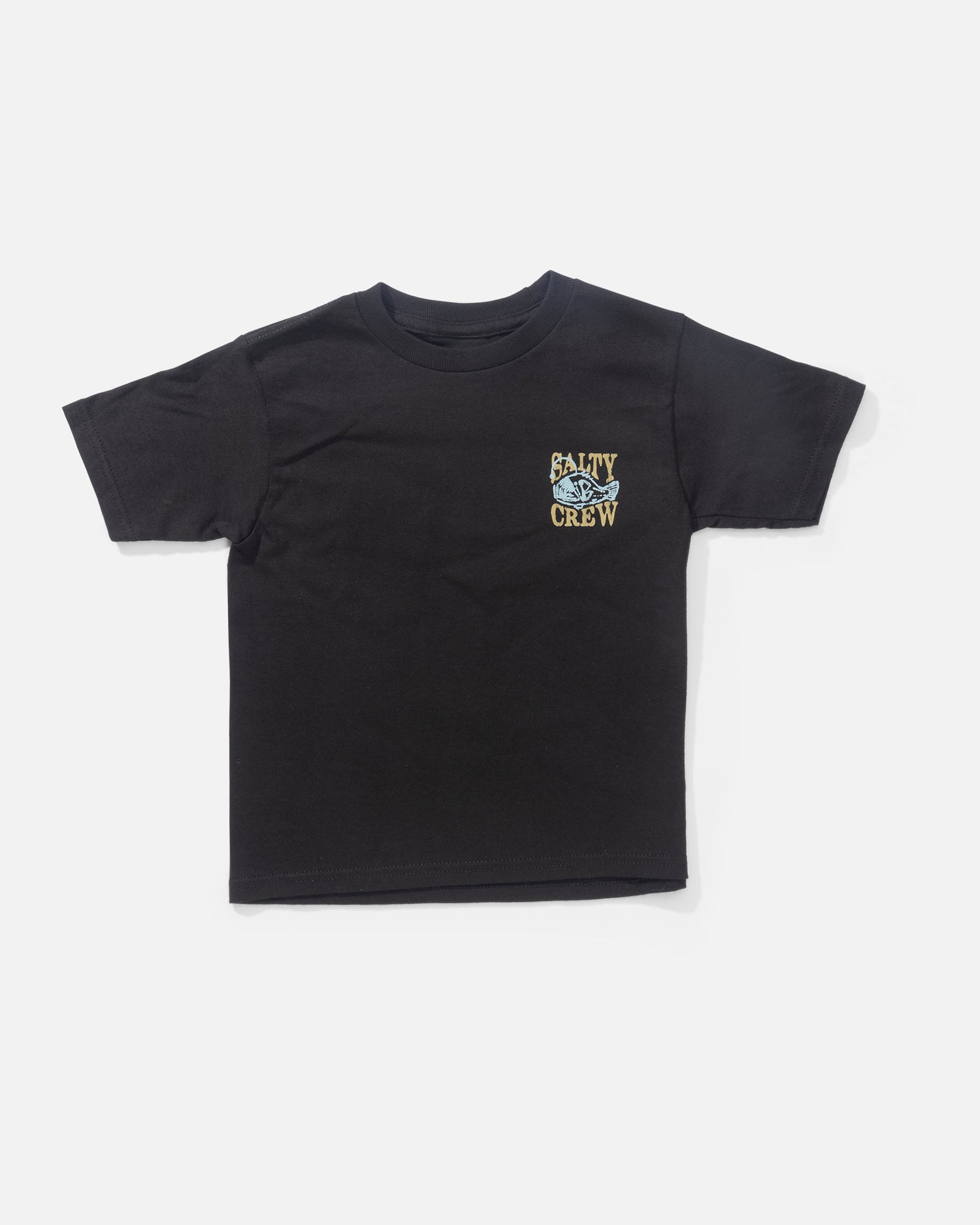 front view of Briny Toddler Tee - Black