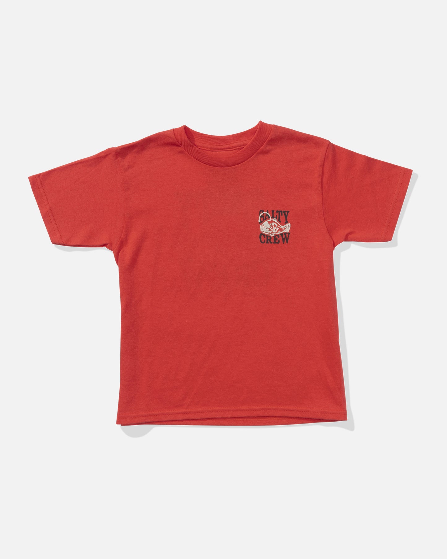 front view of Briny Toddler Tee - Coral