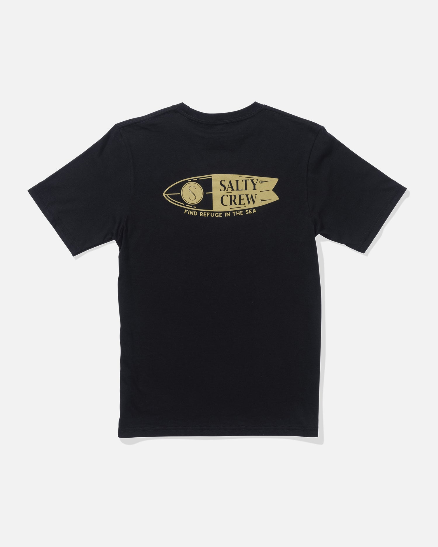 back view of Shaper Boys Tee - Black