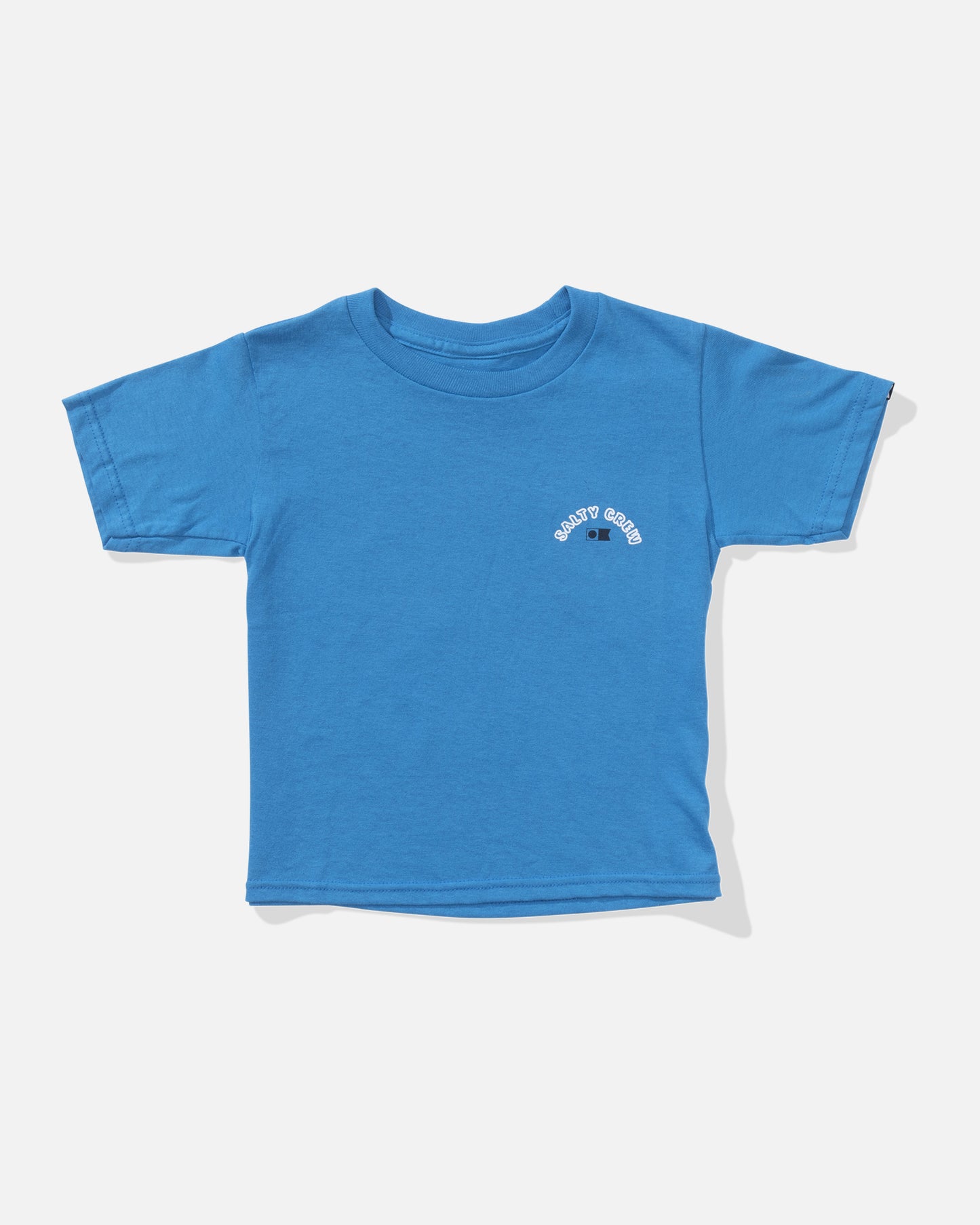 front view of Good Vibes Toddler Tee - Turquoise