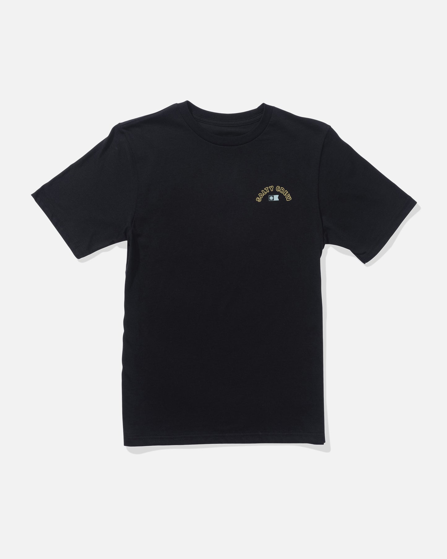 front view of Good Vibes Boys Tee - Black