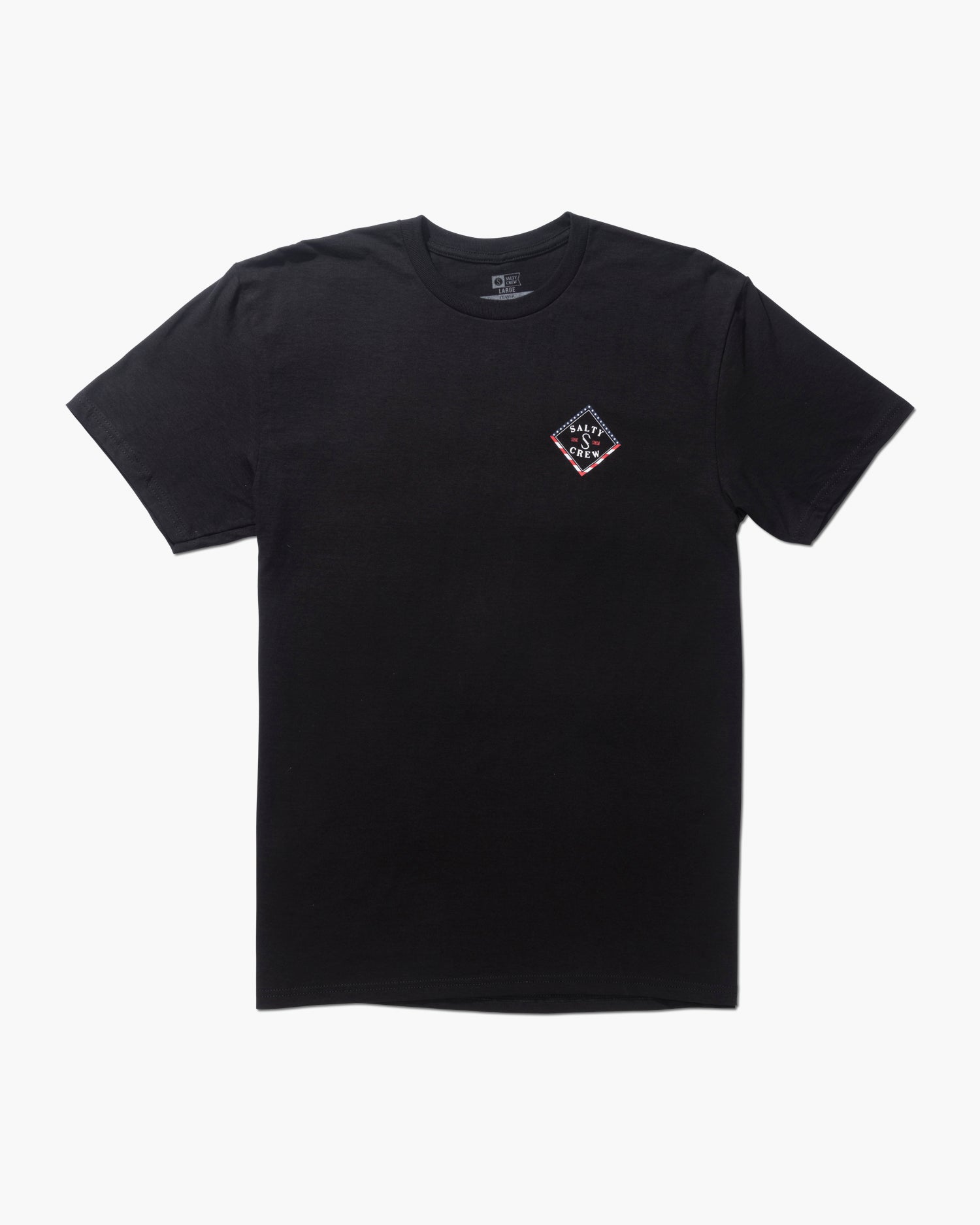 front view of Tippet Merica Black S/S Standard Tee 