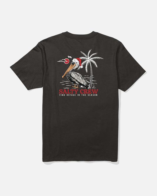 Holiday Pelican Premium Tee - Black