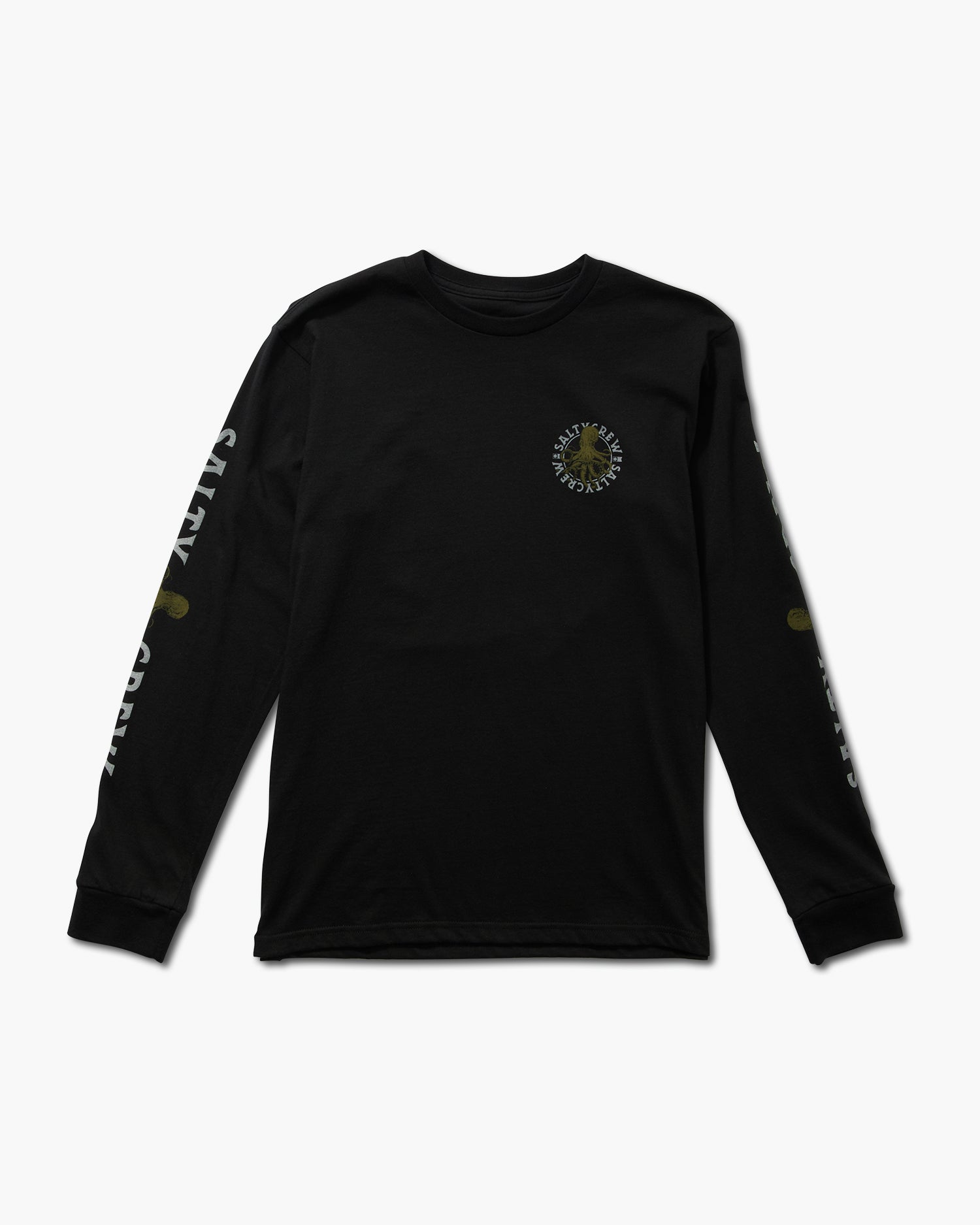 front view of Tentacles Boys Black L/S Tee