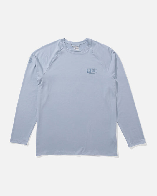 front view of Mariner Lite UV Long Sleeve Sunshirt - Blue Fog