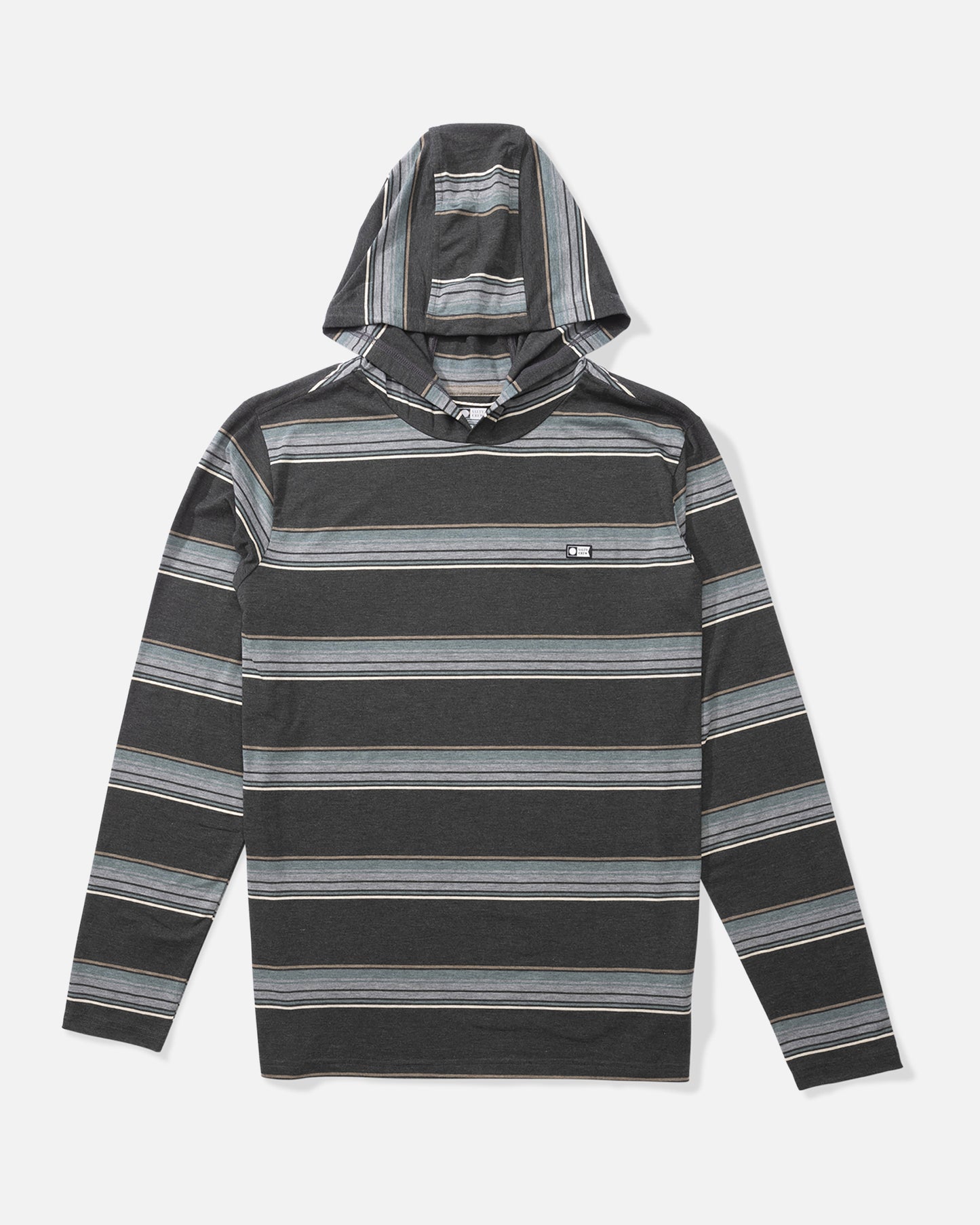 Stacked Up UV Sunshirt Hoodie - Coal