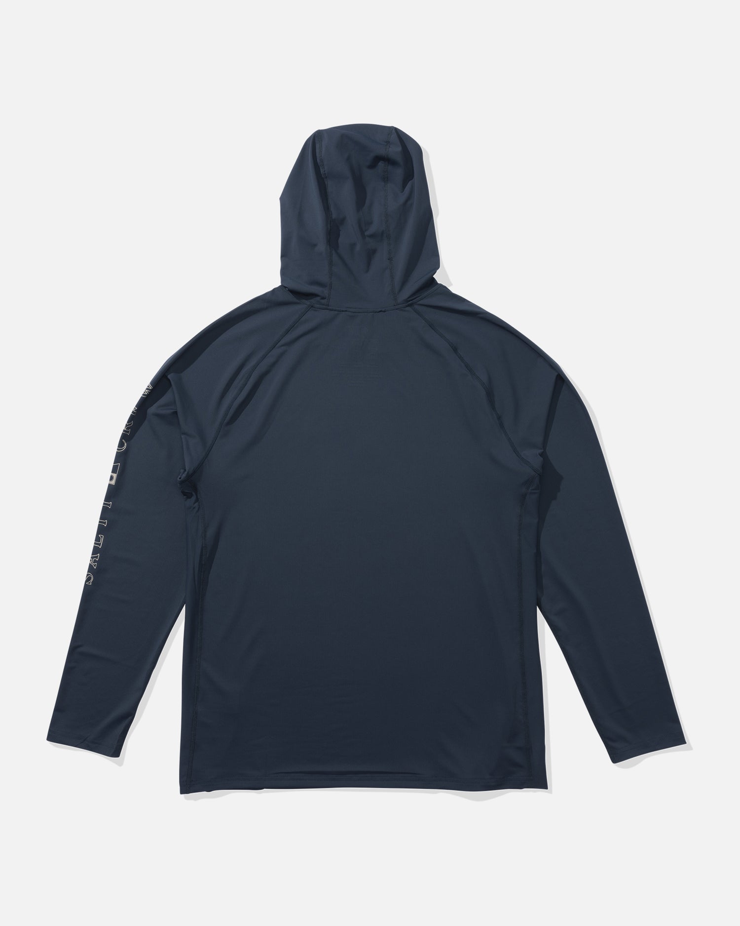 back view of Apex Perforated Hoodie Sunshirt - Bluefin