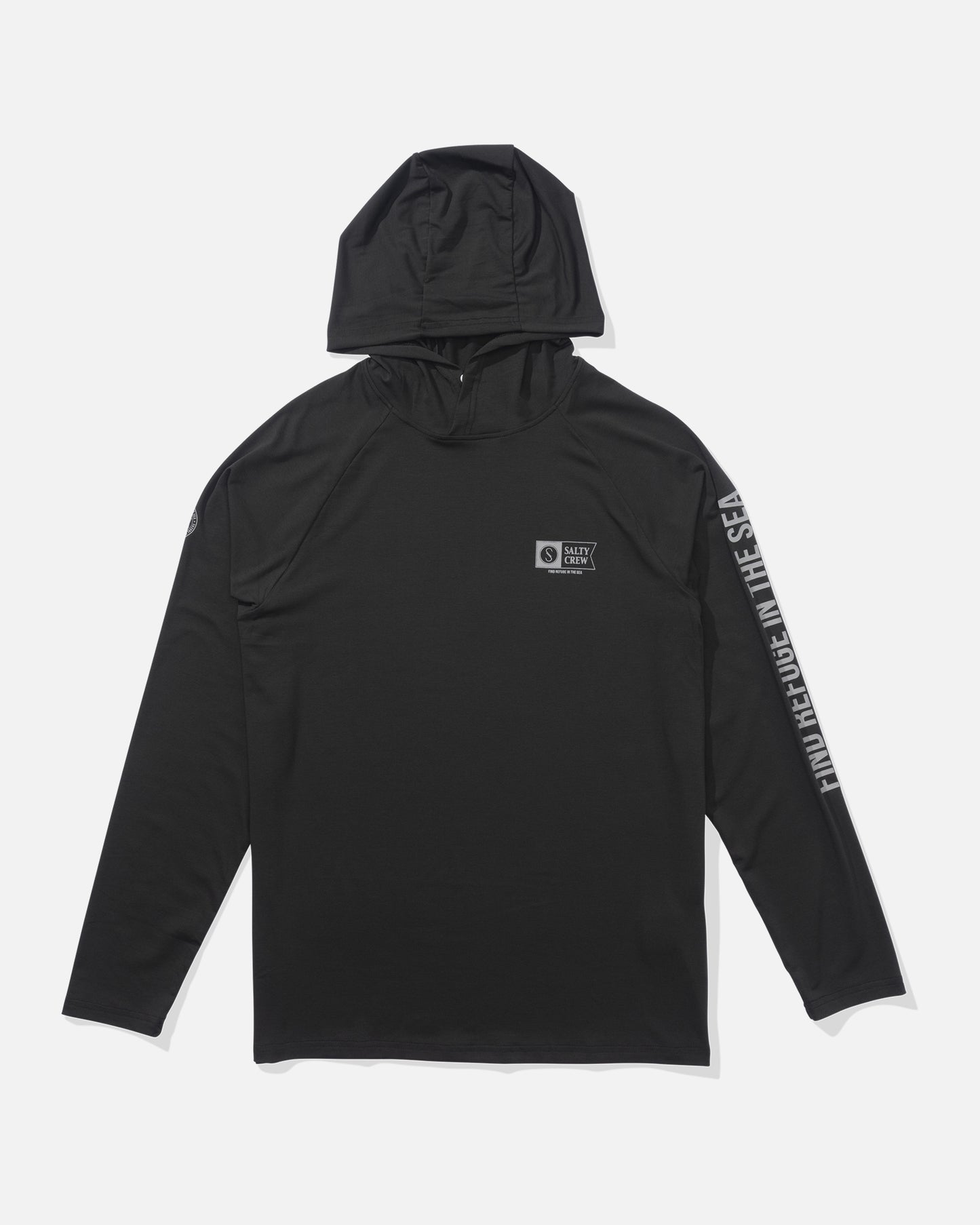 front view of Mariner Lite UV Hoodie - Coal