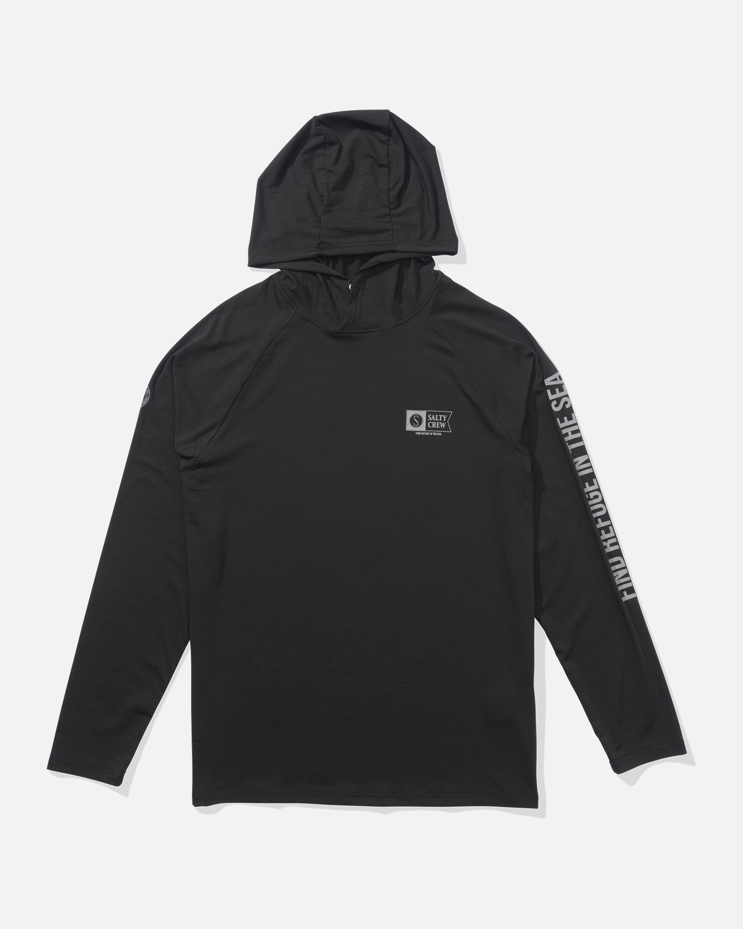 front view of Mariner Lite UV Hoodie - Coal