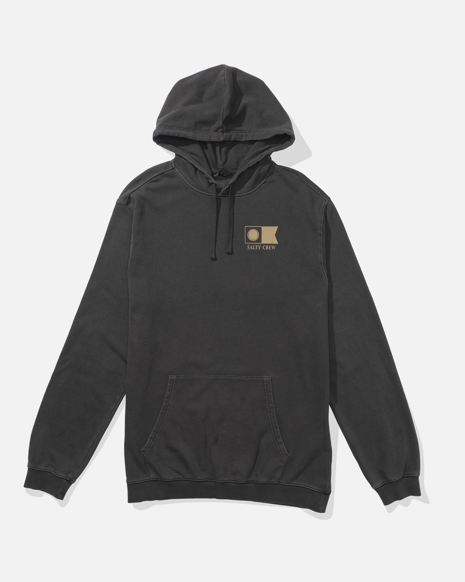 front view of Flagship Fleece Hoodie - Coal