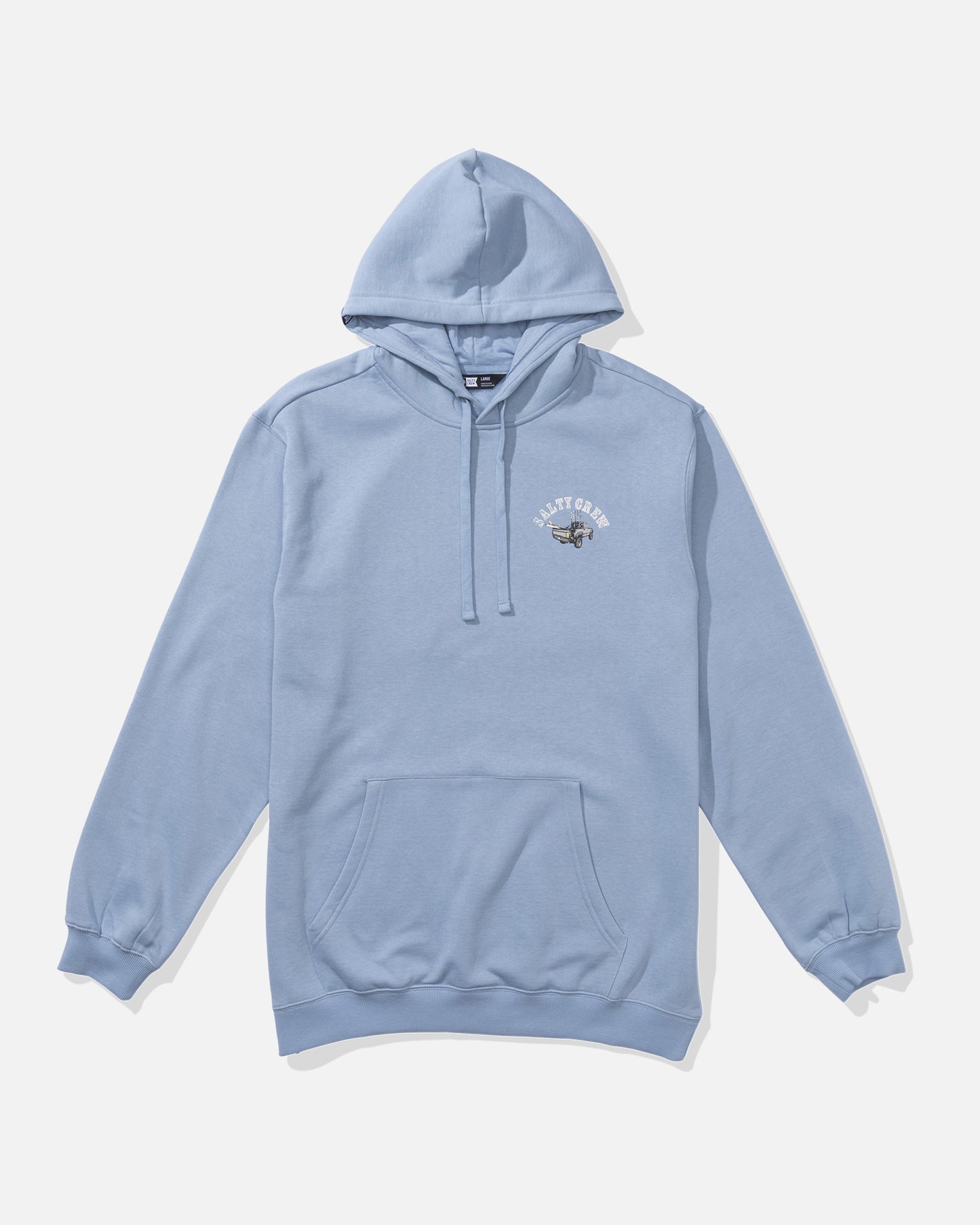 front view of Lifted Fleece Hoodie - Marine Blue