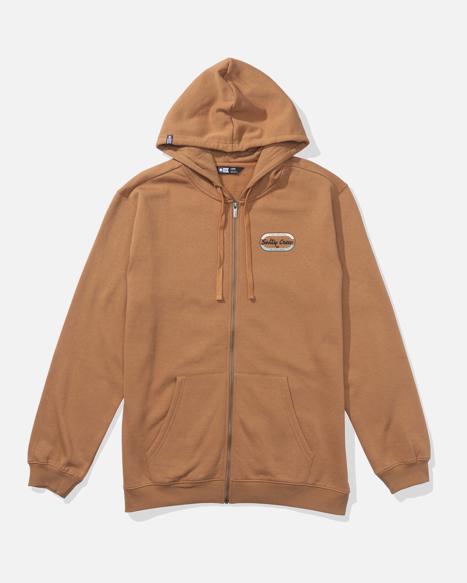 front view of Capsule Zip Fleece Hoodie - Sierra