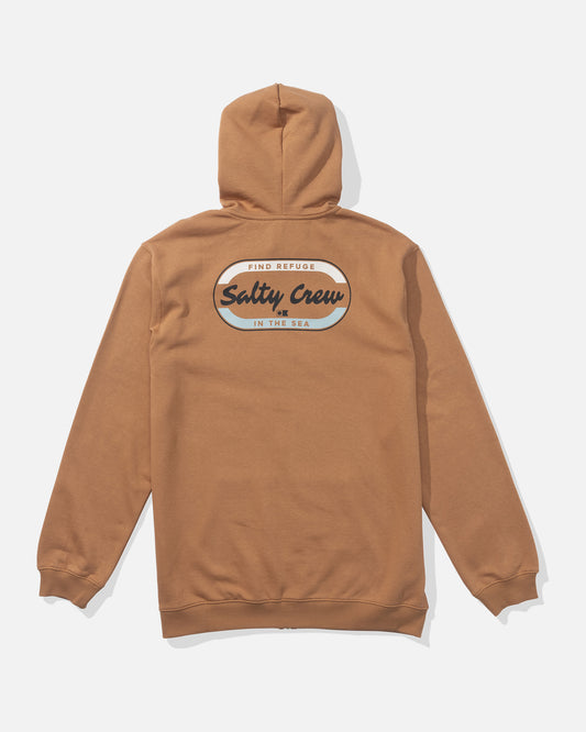 back view of Capsule Zip Fleece Hoodie - Sierra